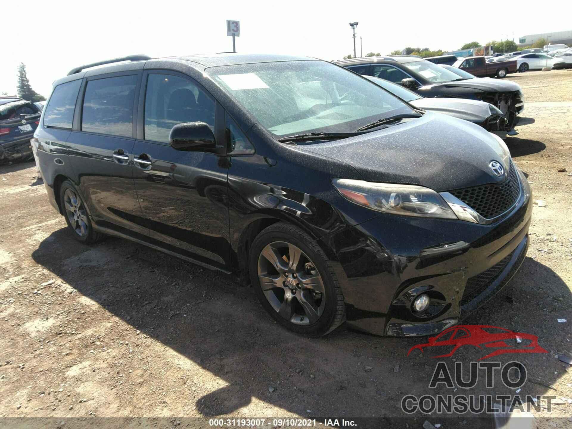 TOYOTA SIENNA 2016 - 5TDXK3DC7GS709126