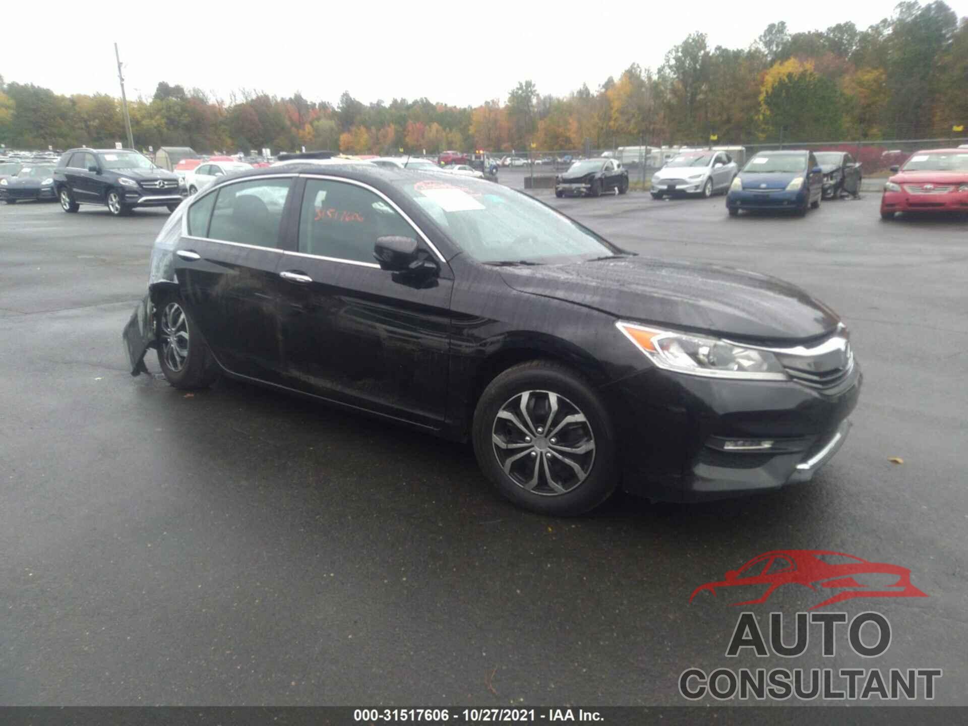 HONDA ACCORD SEDAN 2017 - 1HGCR2F7XHA183966