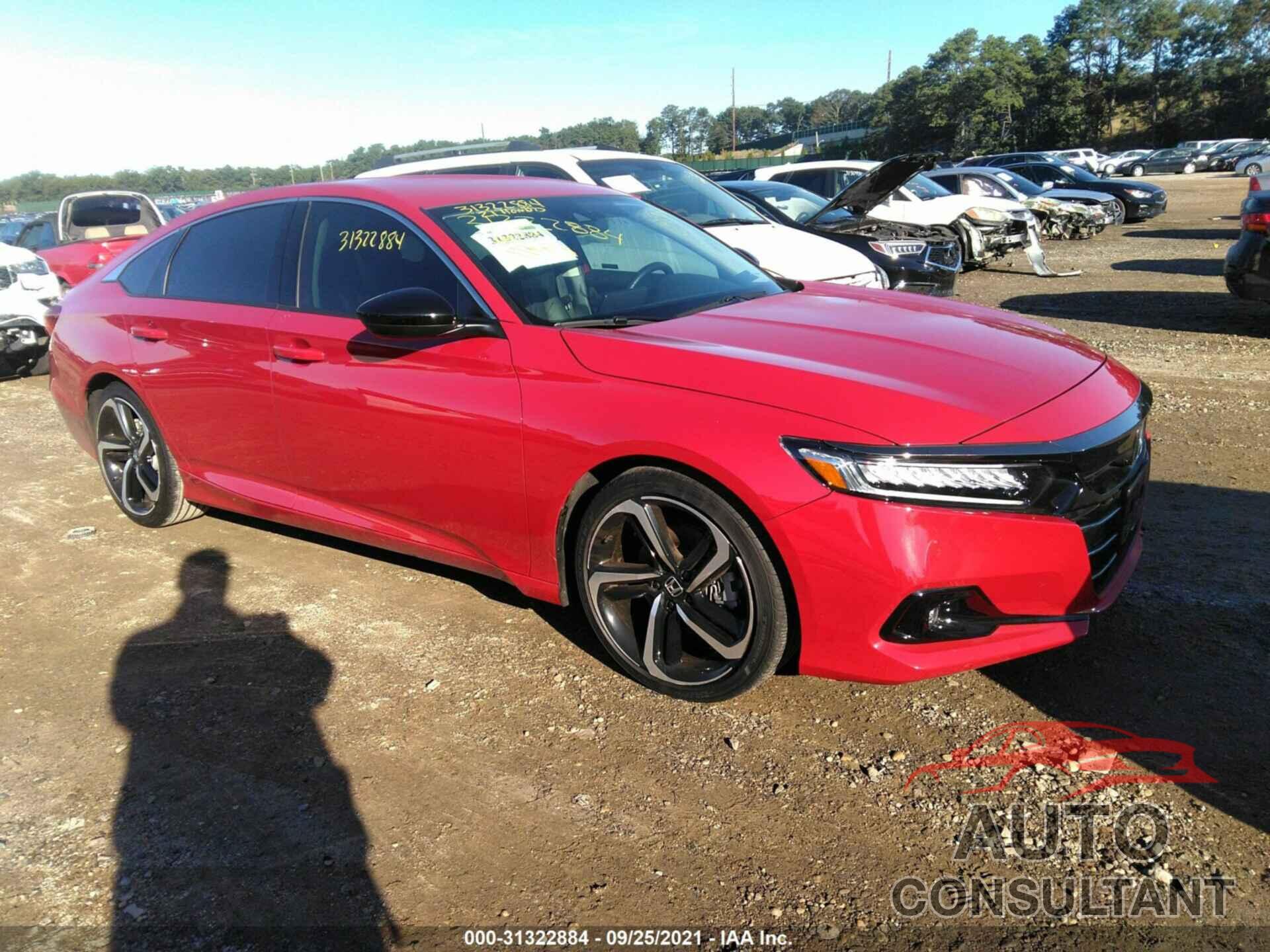 HONDA ACCORD SEDAN 2021 - 1HGCV1F4XMA027478
