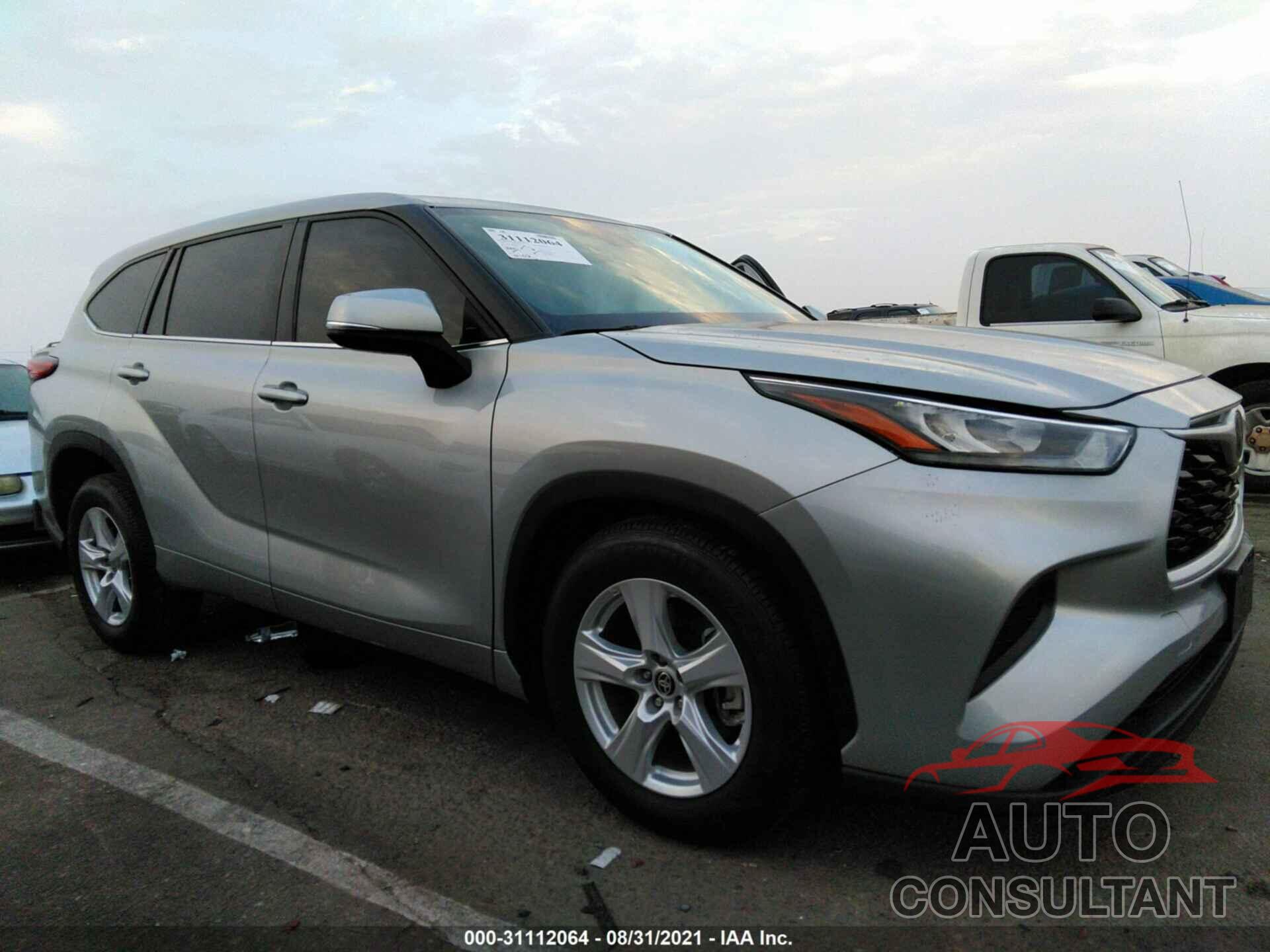 TOYOTA HIGHLANDER 2020 - 5TDCZRAHXLS511101