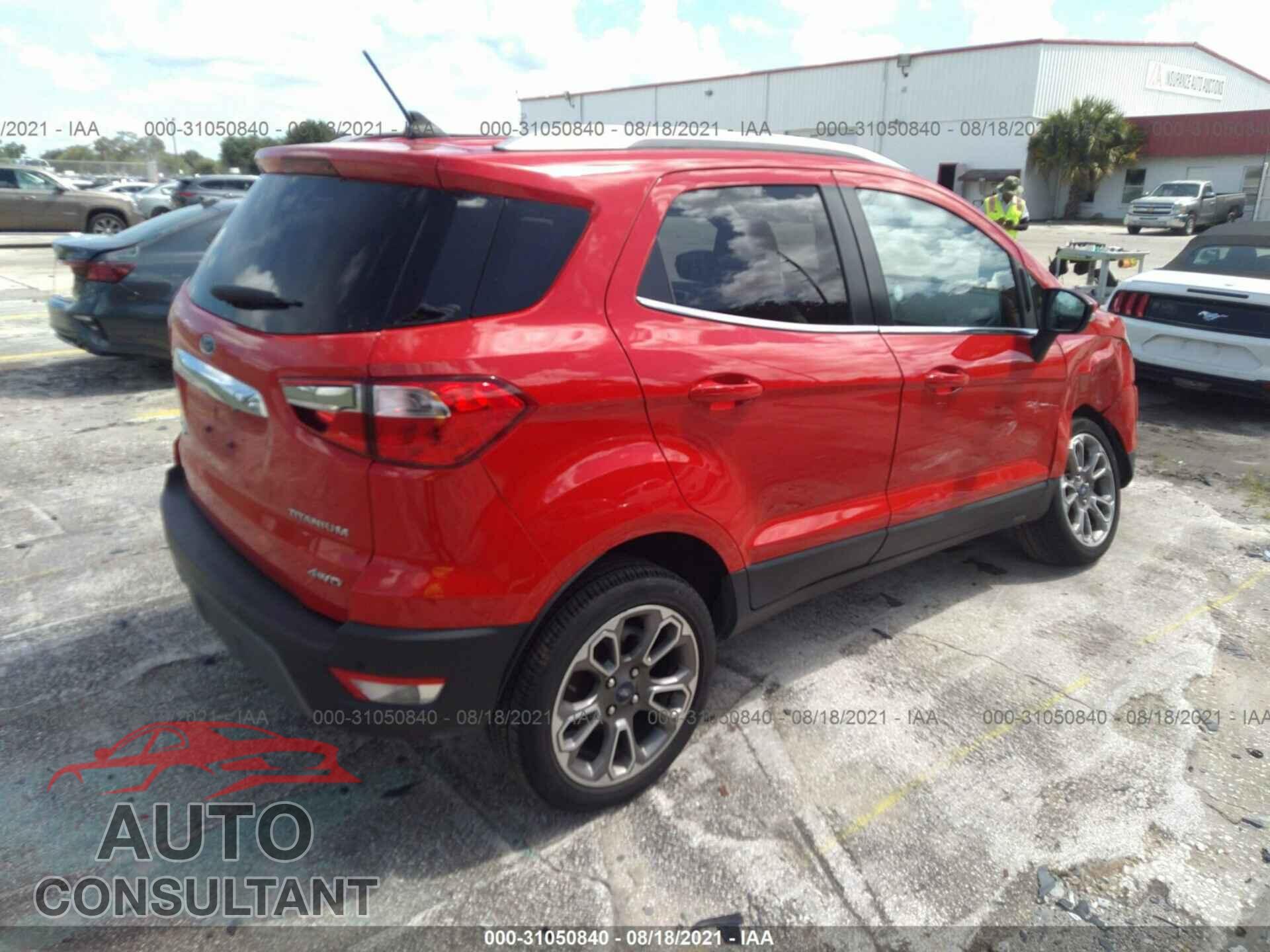FORD ECOSPORT 2020 - MAJ6S3KL8LC334900