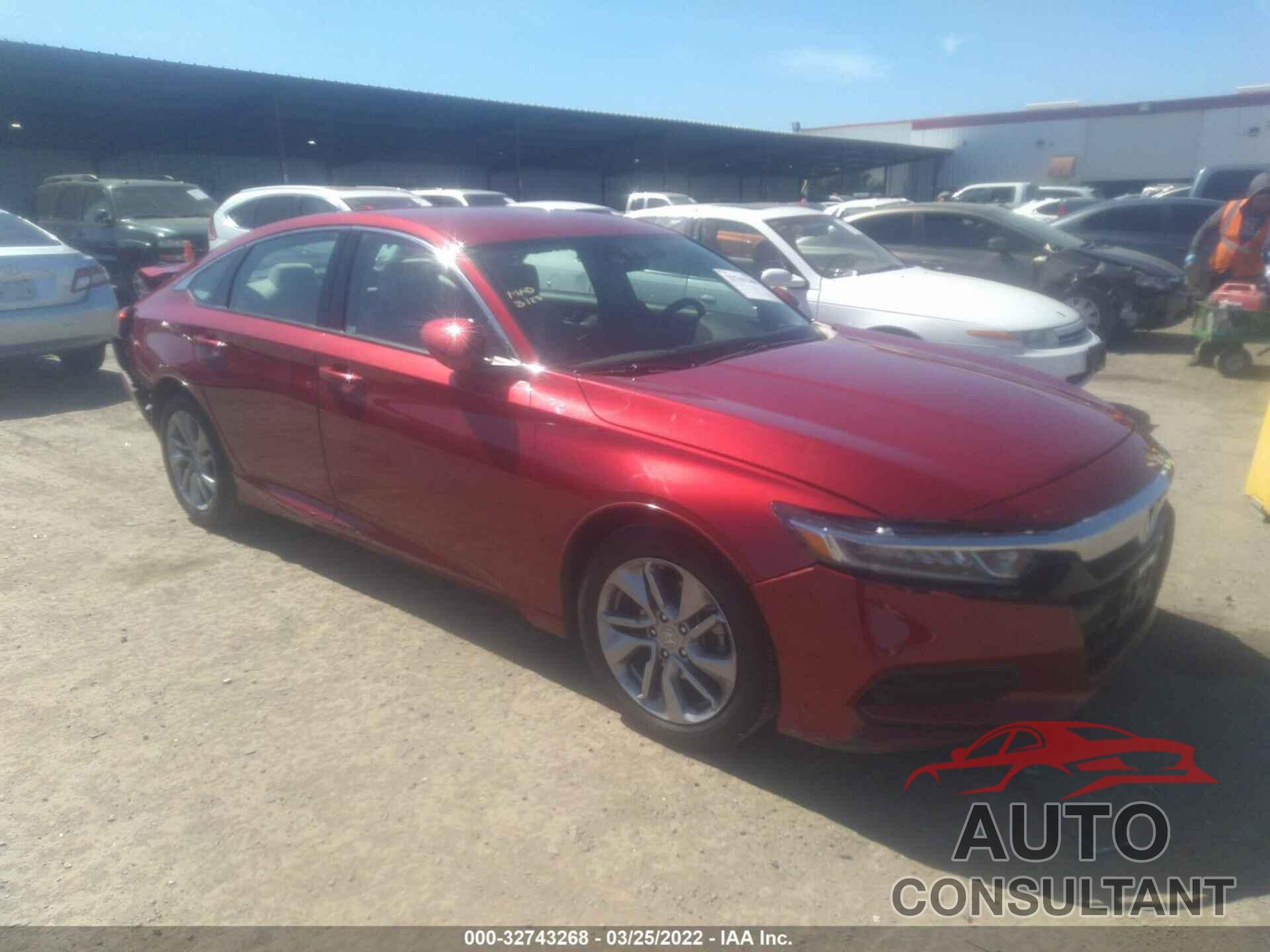 HONDA ACCORD SEDAN 2018 - 1HGCV1F14JA038333