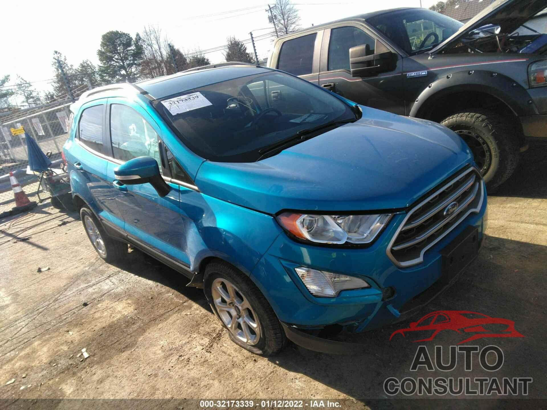FORD ECOSPORT 2019 - MAJ6S3GL9KC289232