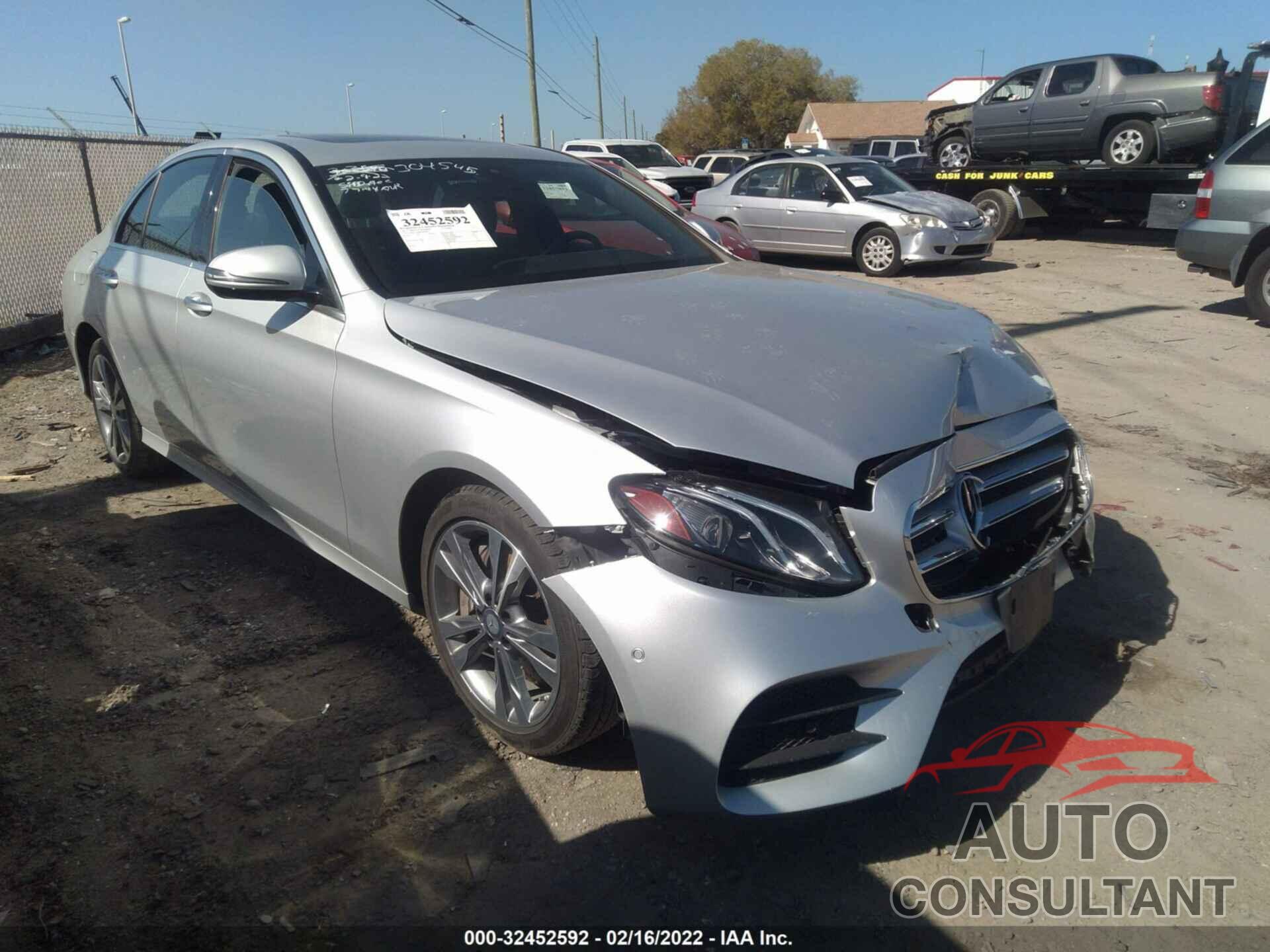 MERCEDES-BENZ E-CLASS 2017 - WDDZF4JB0HA080246
