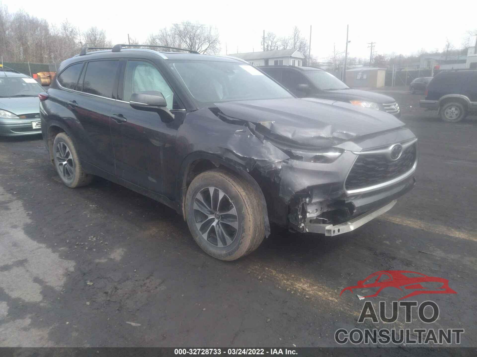 TOYOTA HIGHLANDER 2021 - 5TDGZRBH8MS061062