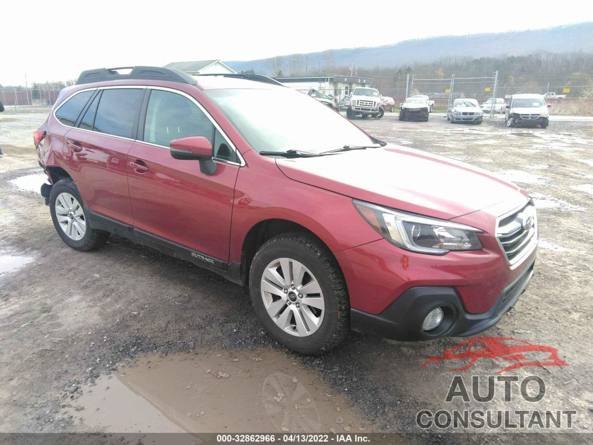 SUBARU OUTBACK 2018 - 4S4BSAFC9J3395513