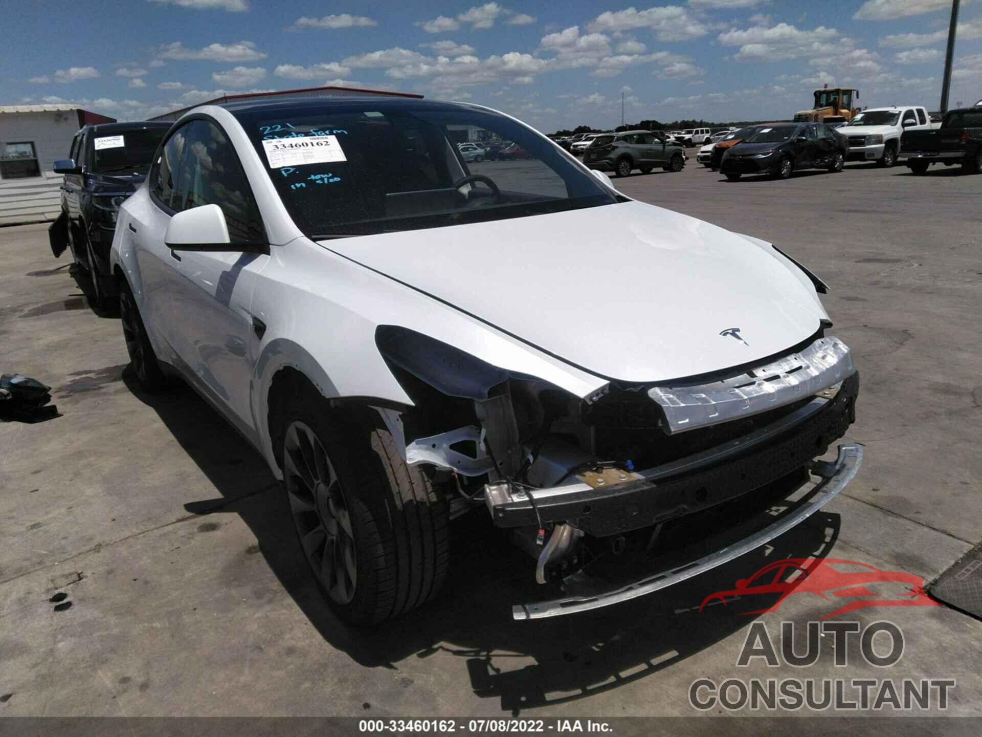 TESLA MODEL Y 2022 - 7SAYGDEE1NF427175