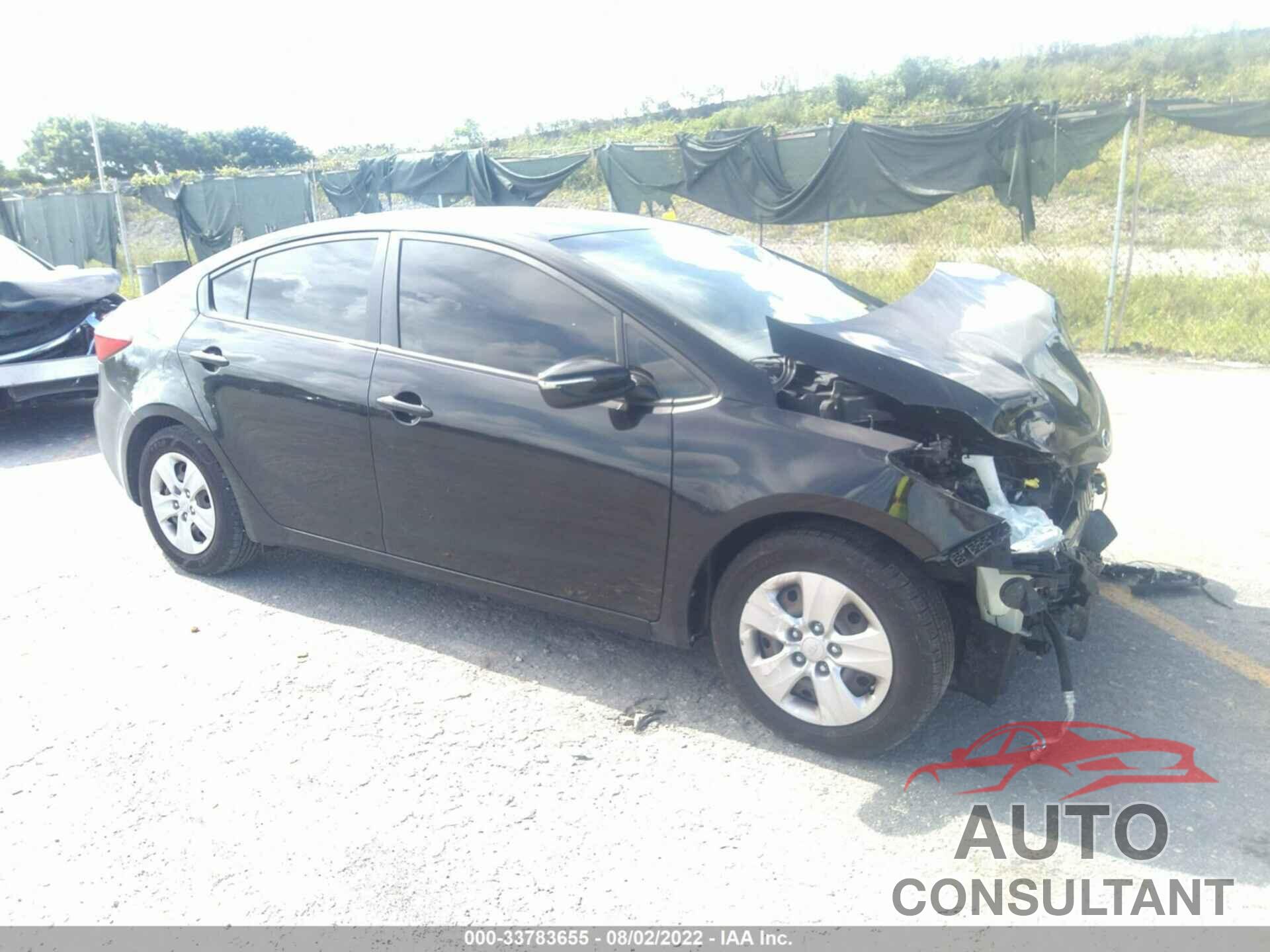 KIA FORTE 2016 - KNAFX4A65G5538770