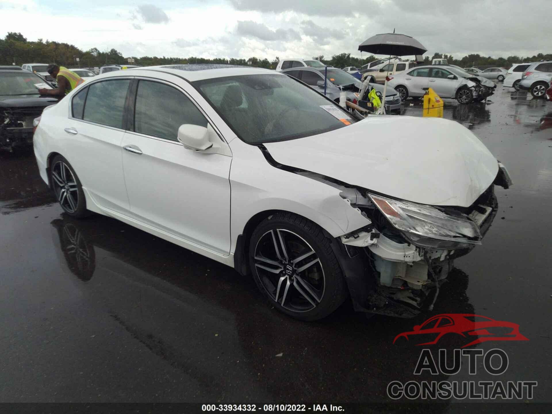 HONDA ACCORD SEDAN 2016 - 1HGCR3F90GA027506