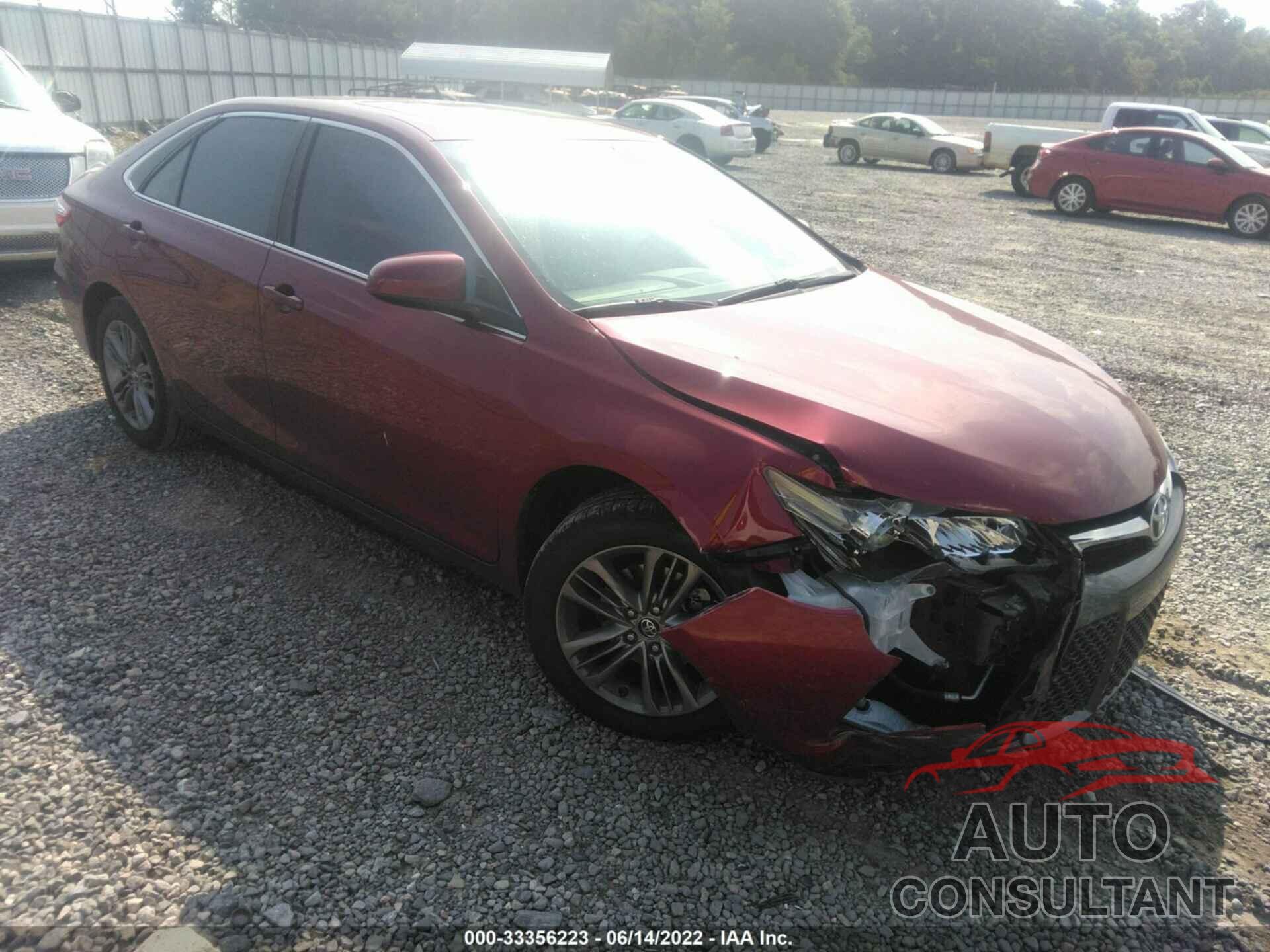 TOYOTA CAMRY 2017 - 4T1BF1FK8HU640561