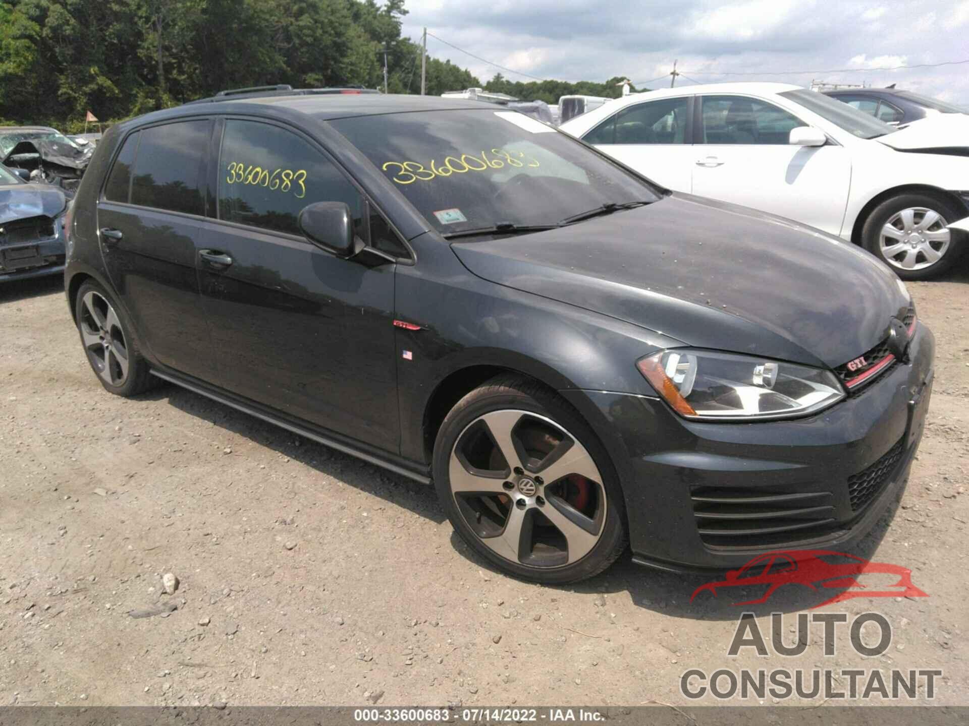 VOLKSWAGEN GOLF GTI 2017 - 3VW5T7AU5HM067433