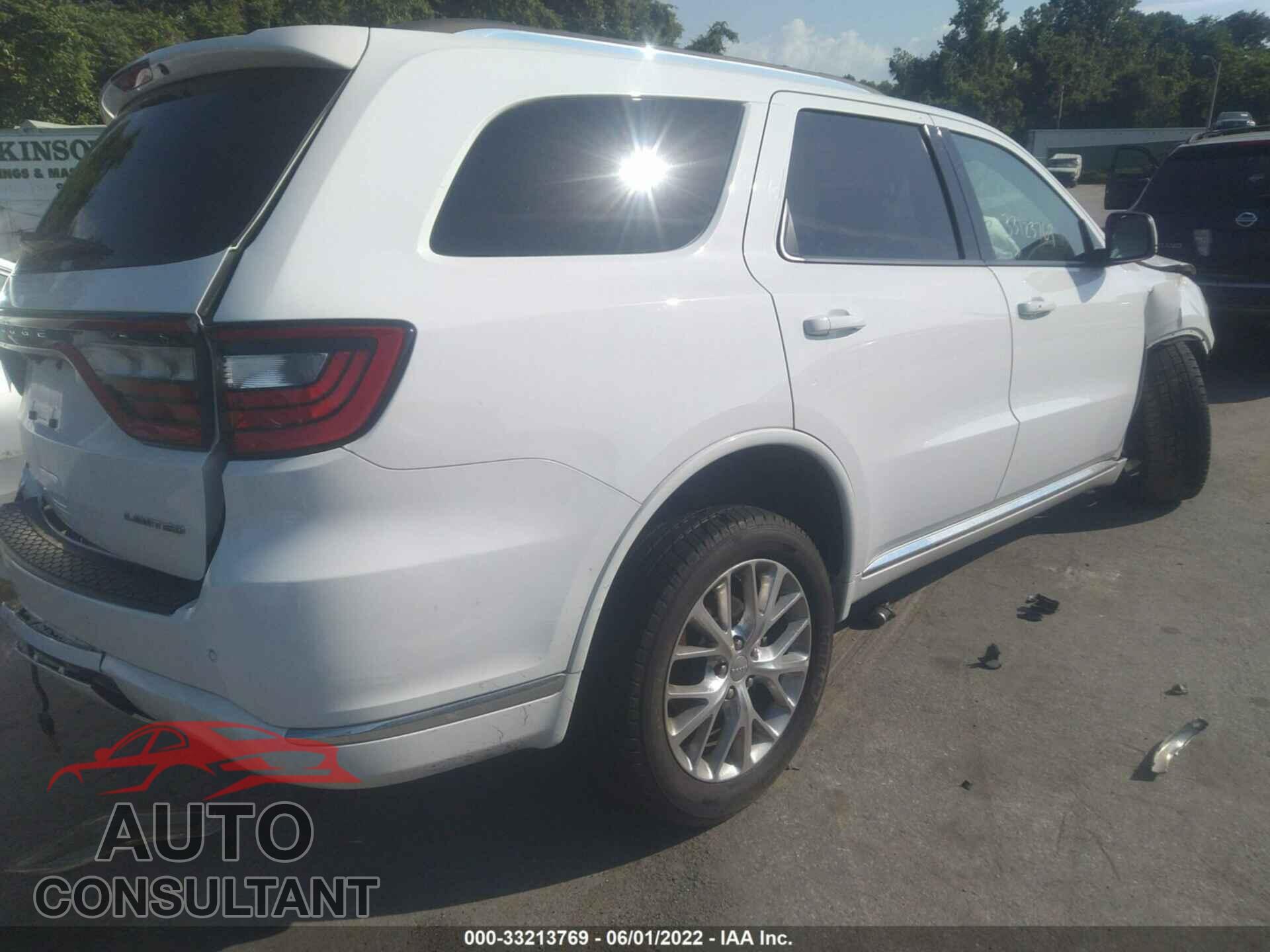 DODGE DURANGO 2016 - 1C4RDJDG5GC486421