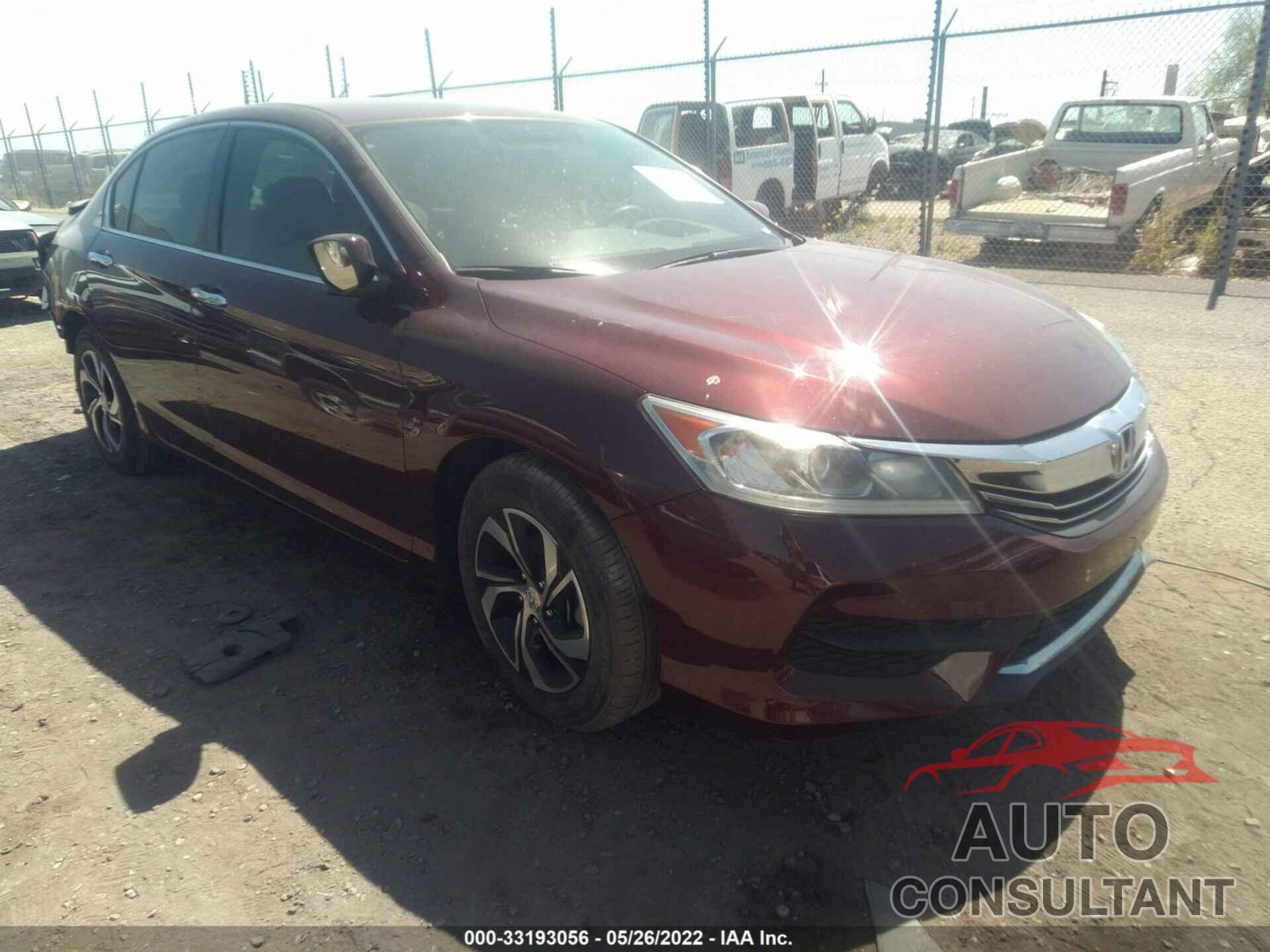 HONDA ACCORD SEDAN 2016 - 1HGCR2F32GA022684