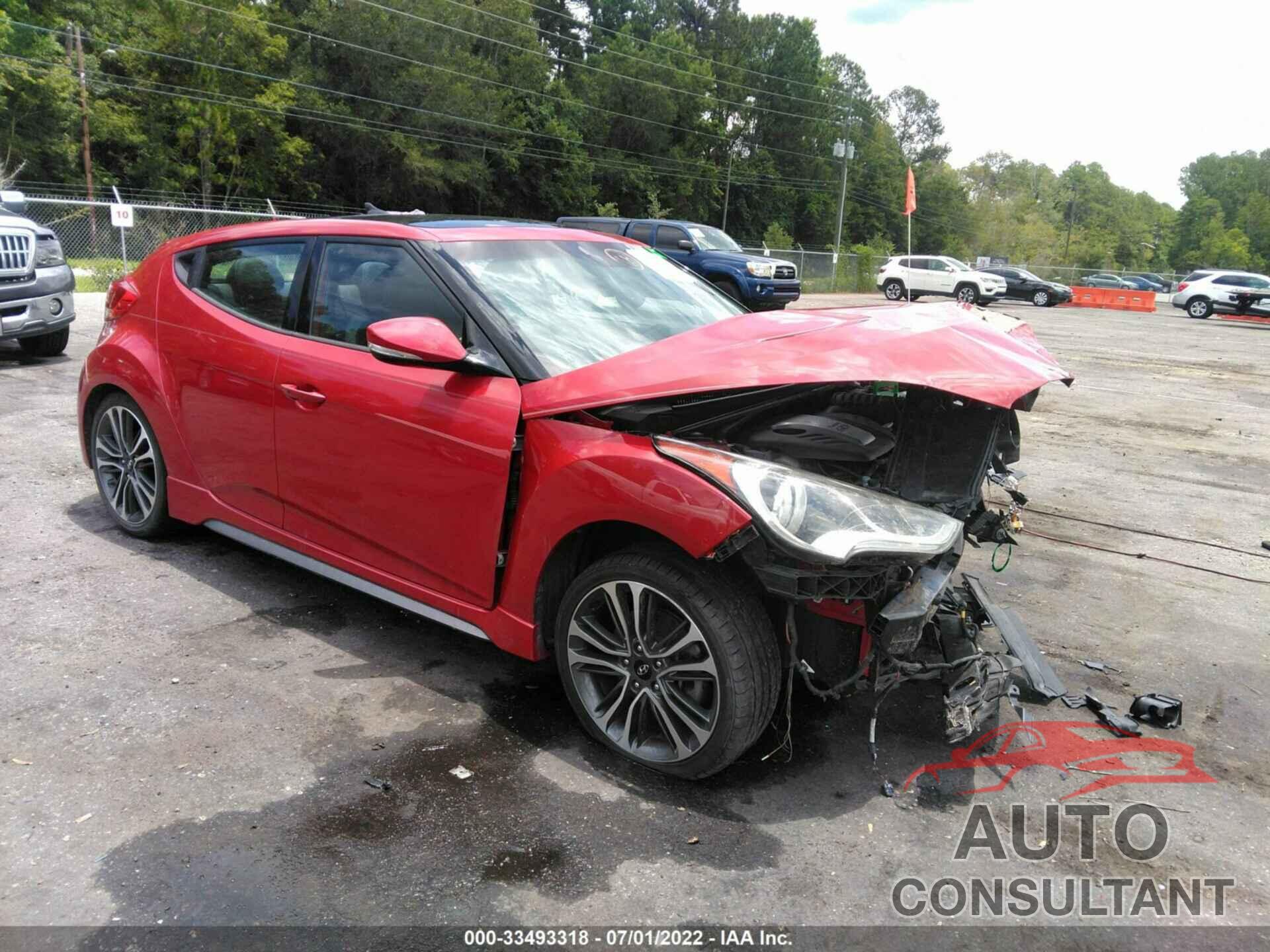 HYUNDAI VELOSTER 2016 - KMHTC6AE3GU259694