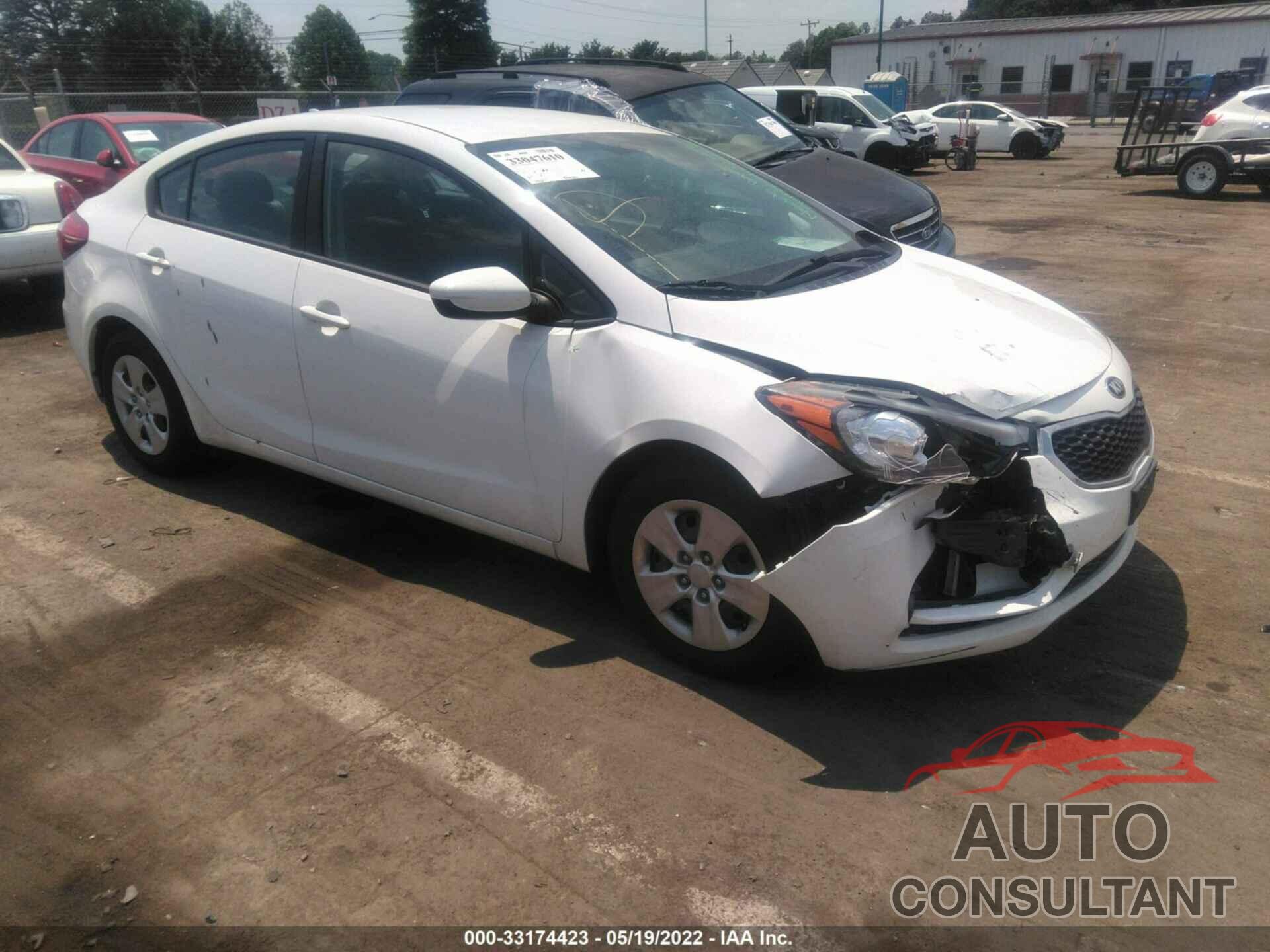 KIA FORTE 2016 - KNAFK4A60G5507926