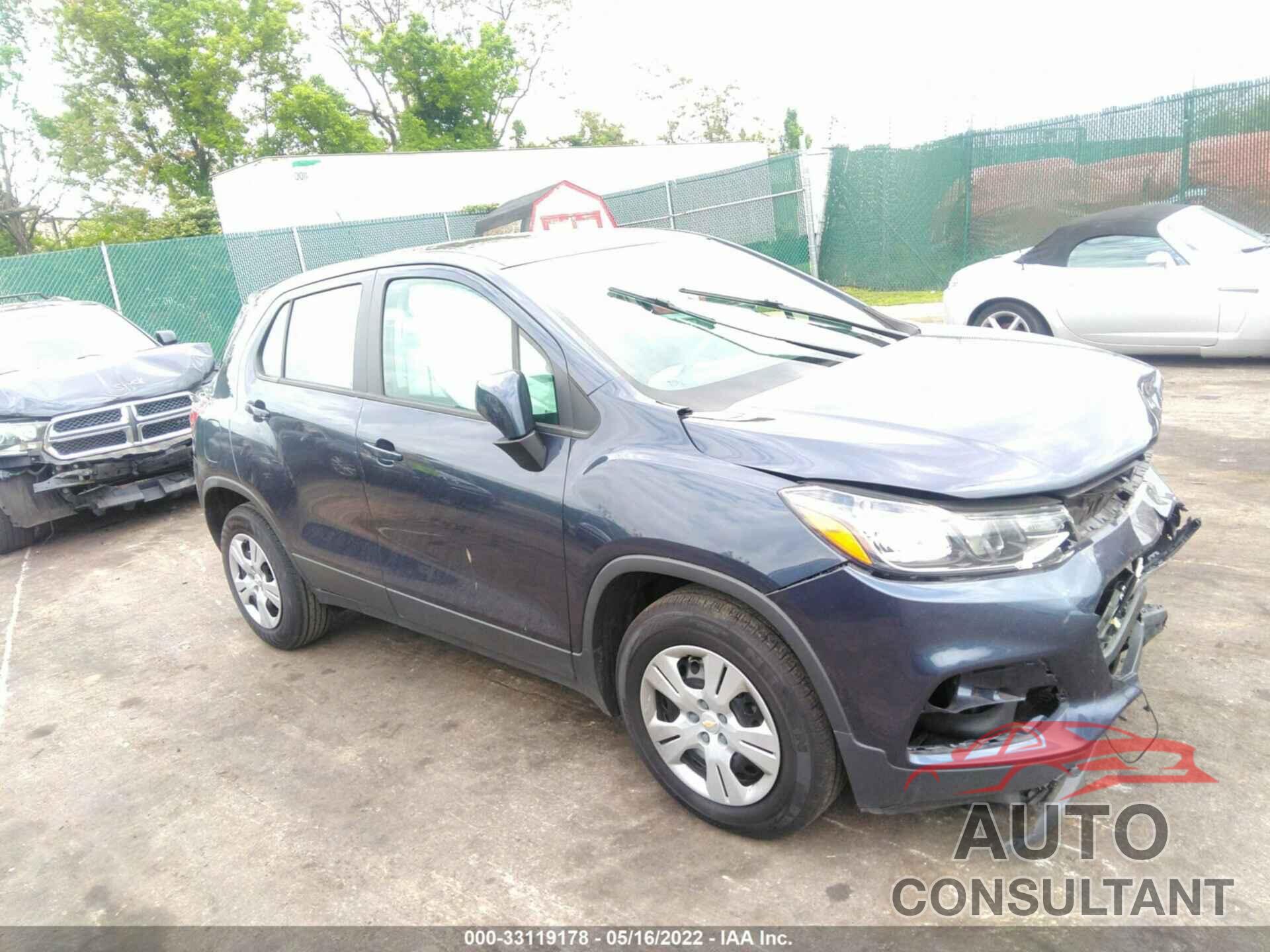 CHEVROLET TRAX 2018 - 3GNCJKSB4JL296317