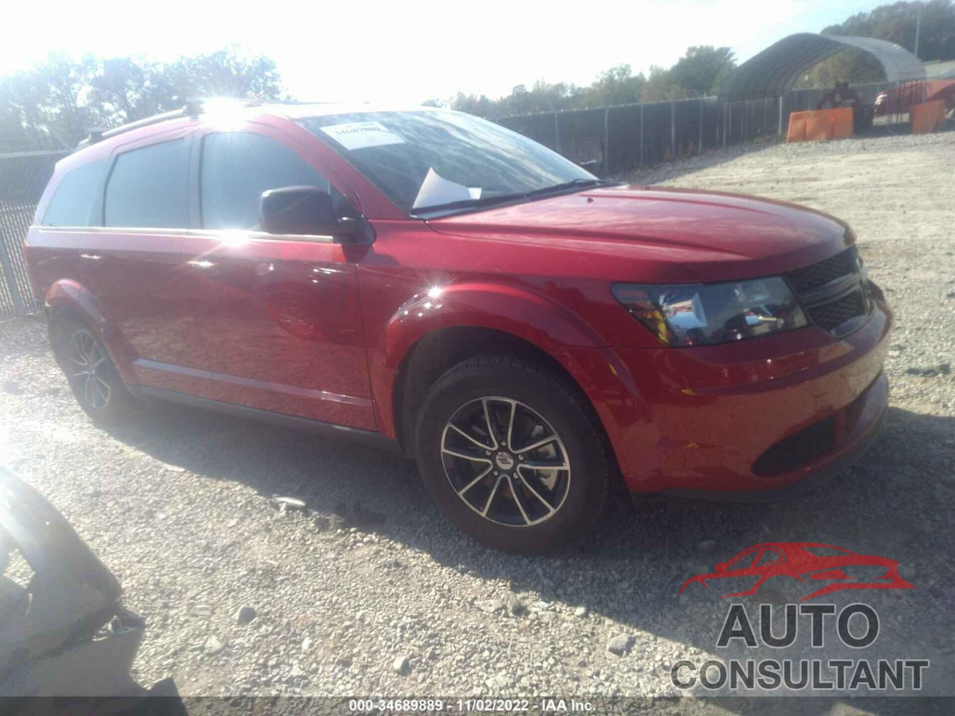 DODGE JOURNEY 2018 - 3C4PDCAB2JT532438