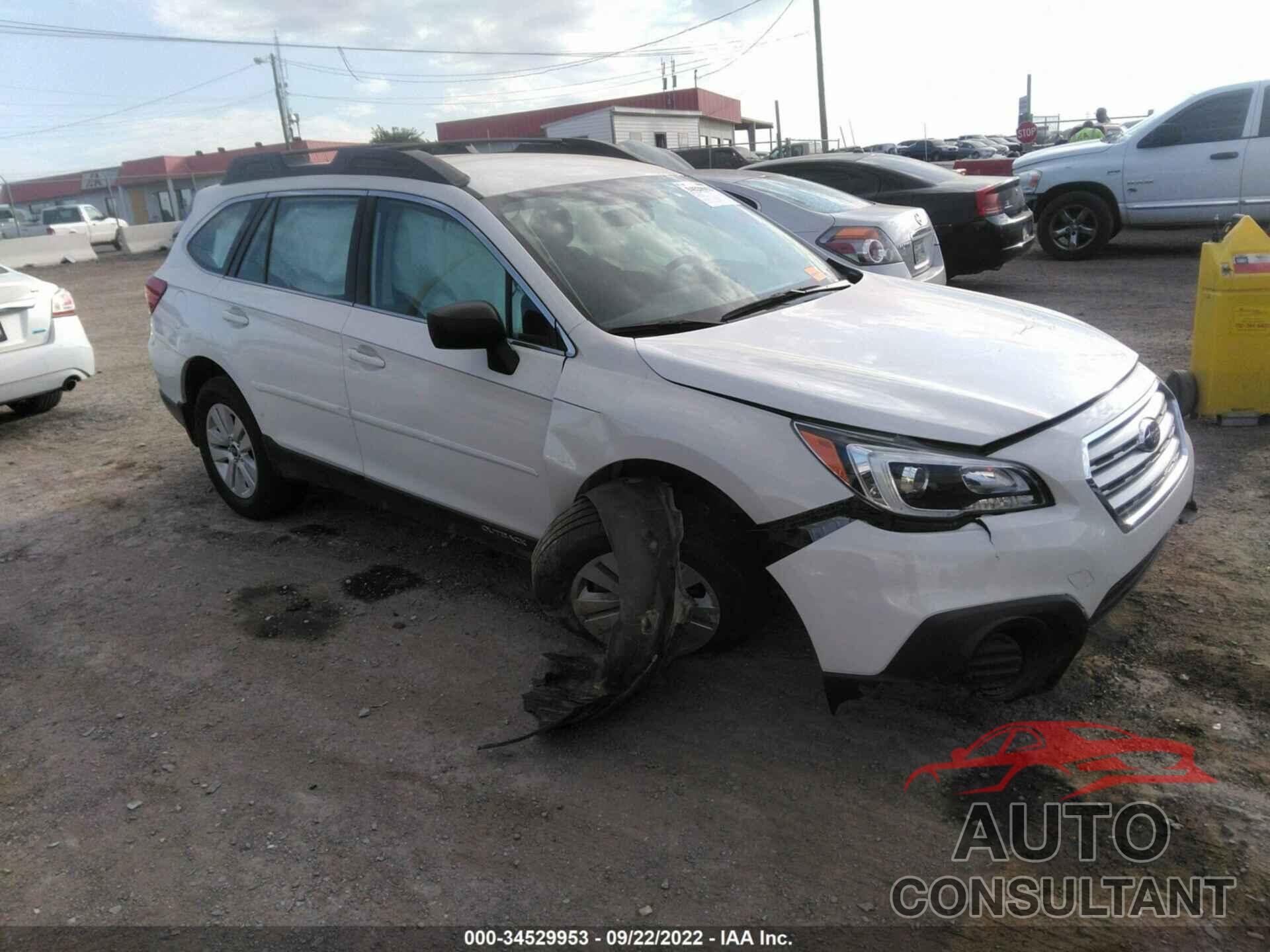 SUBARU OUTBACK 2017 - 4S4BSAAC0H3266187