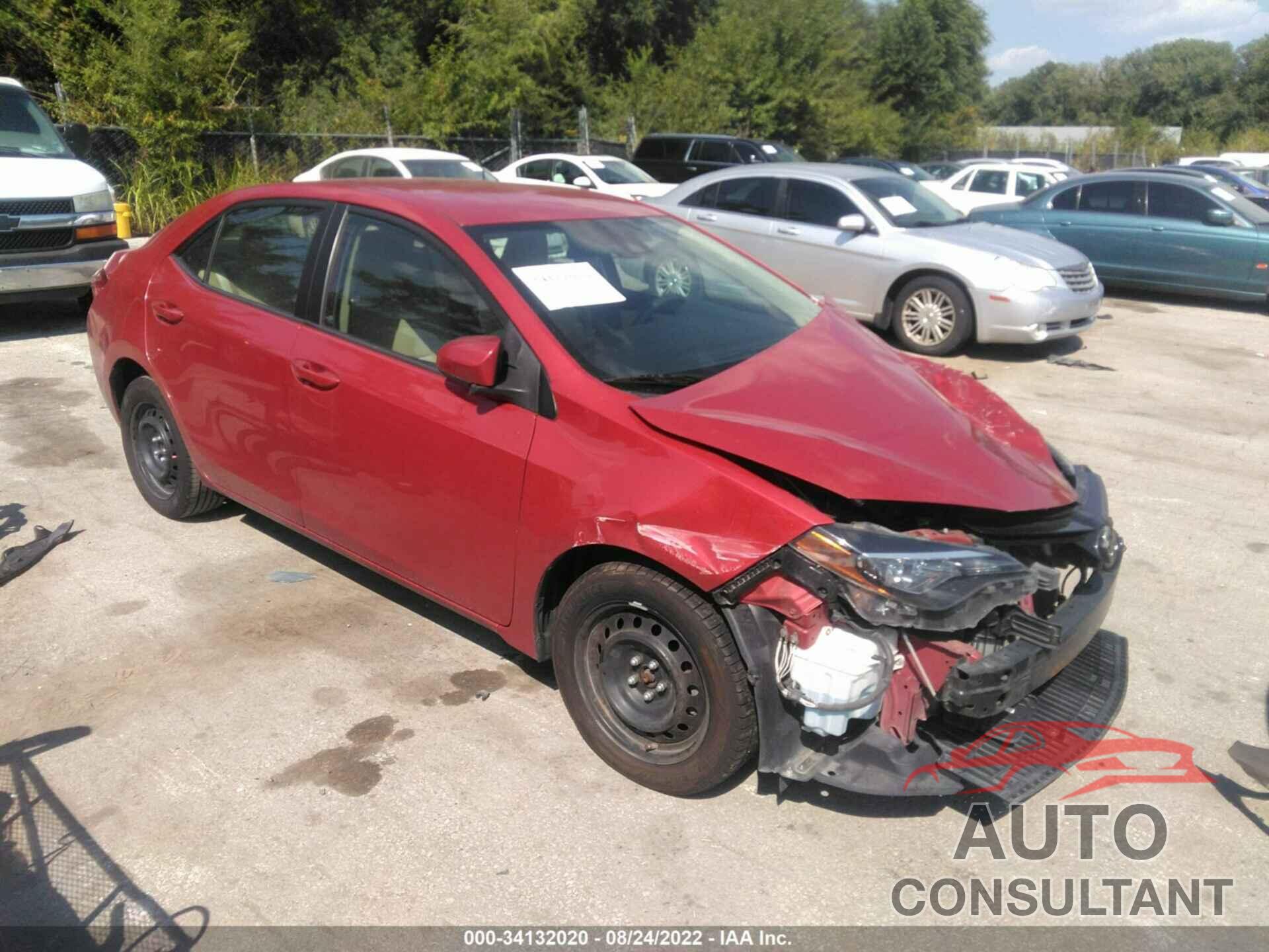 TOYOTA COROLLA 2018 - 2T1BURHE6JC972212