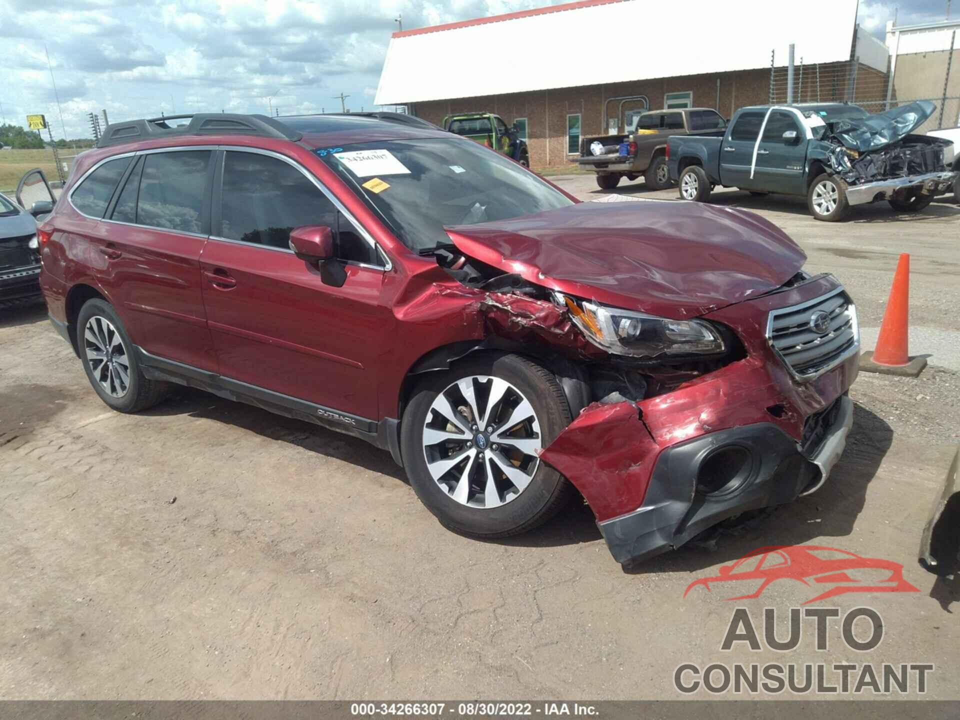 SUBARU OUTBACK 2017 - 4S4BSANC8H3294362