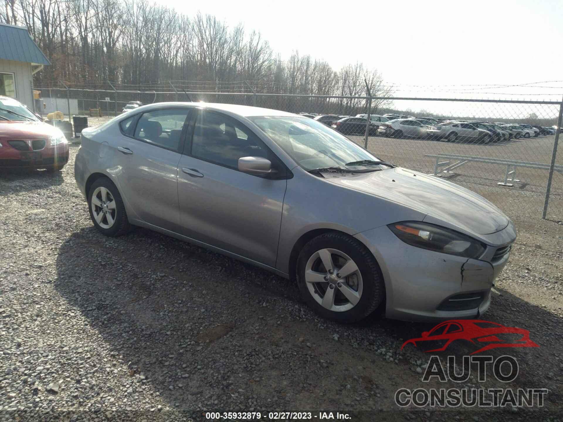 DODGE DART 2015 - 1C3CDFBB2FD128622