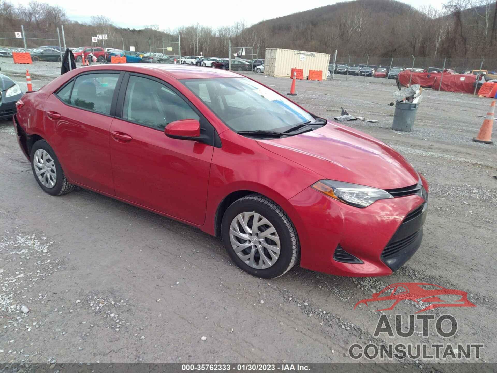 TOYOTA COROLLA 2019 - 2T1BURHE5KC195801