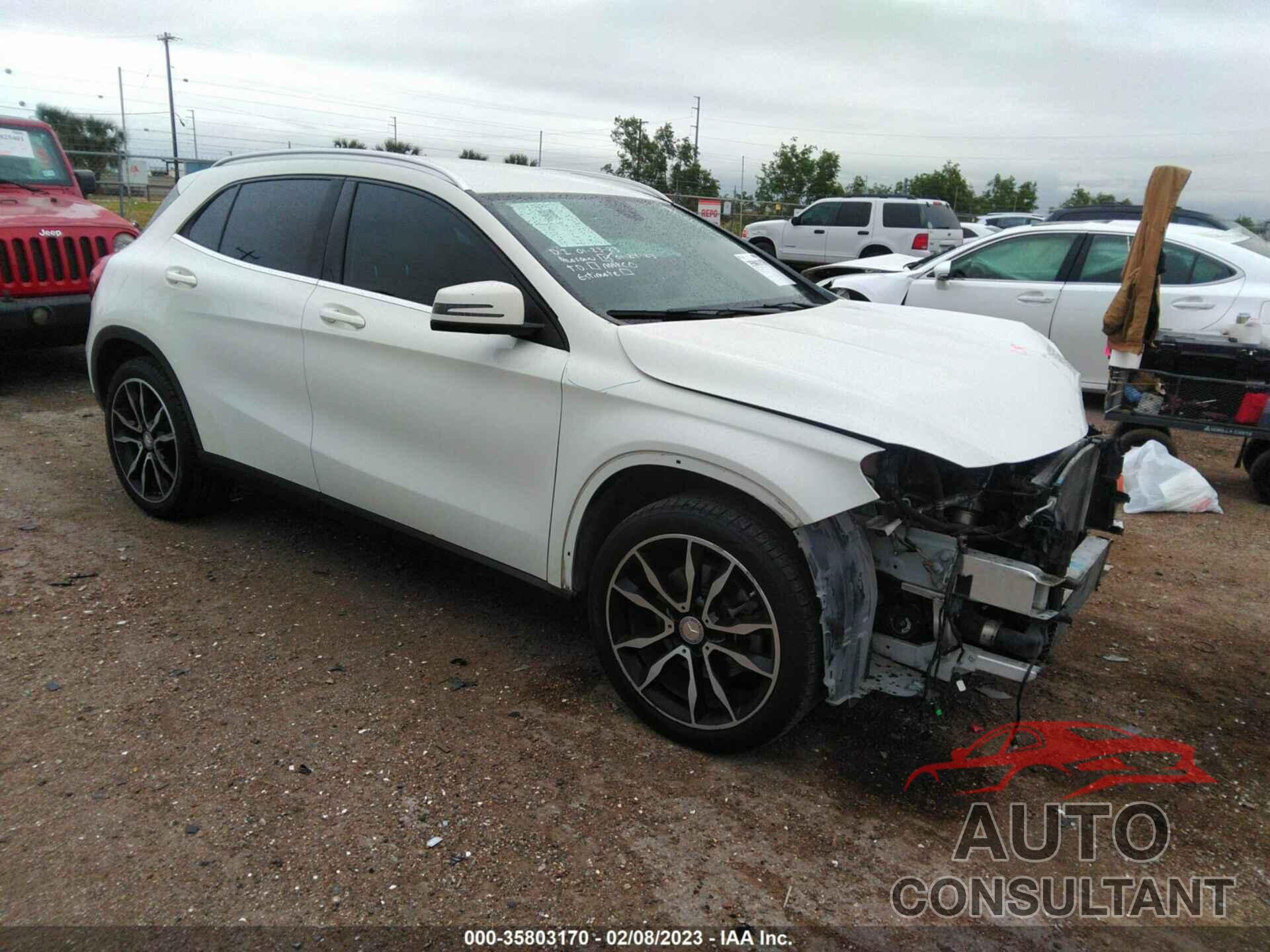 MERCEDES-BENZ GLA-CLASS 2015 - WDCTG4EB8FJ162773