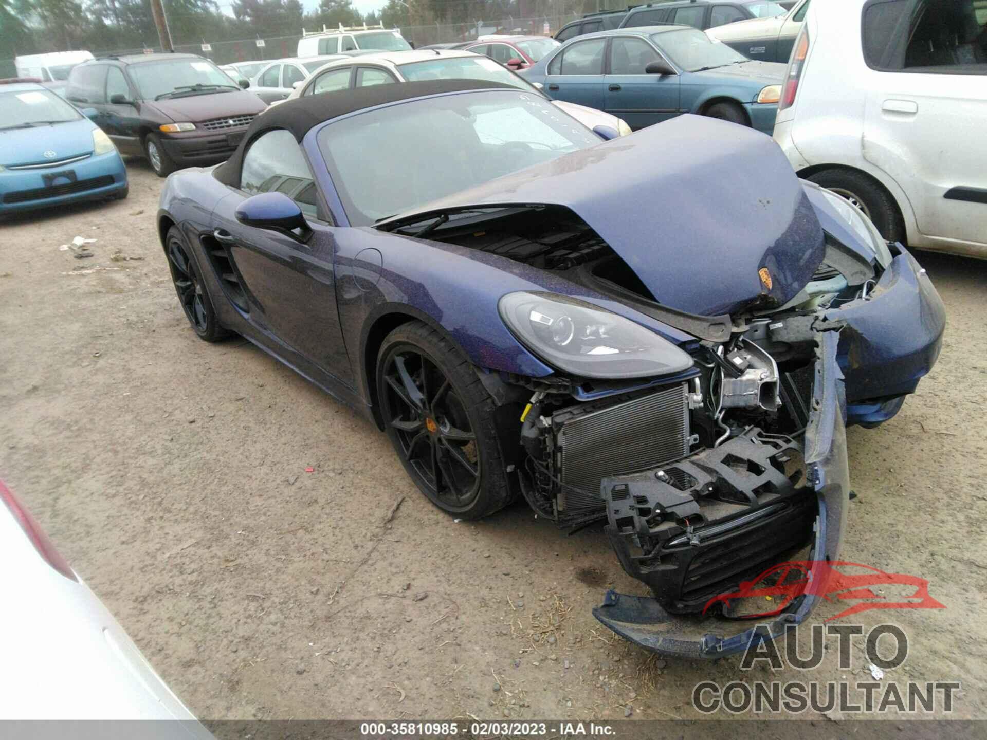 PORSCHE 718 BOXSTER 2021 - WP0CA2A81MS210109