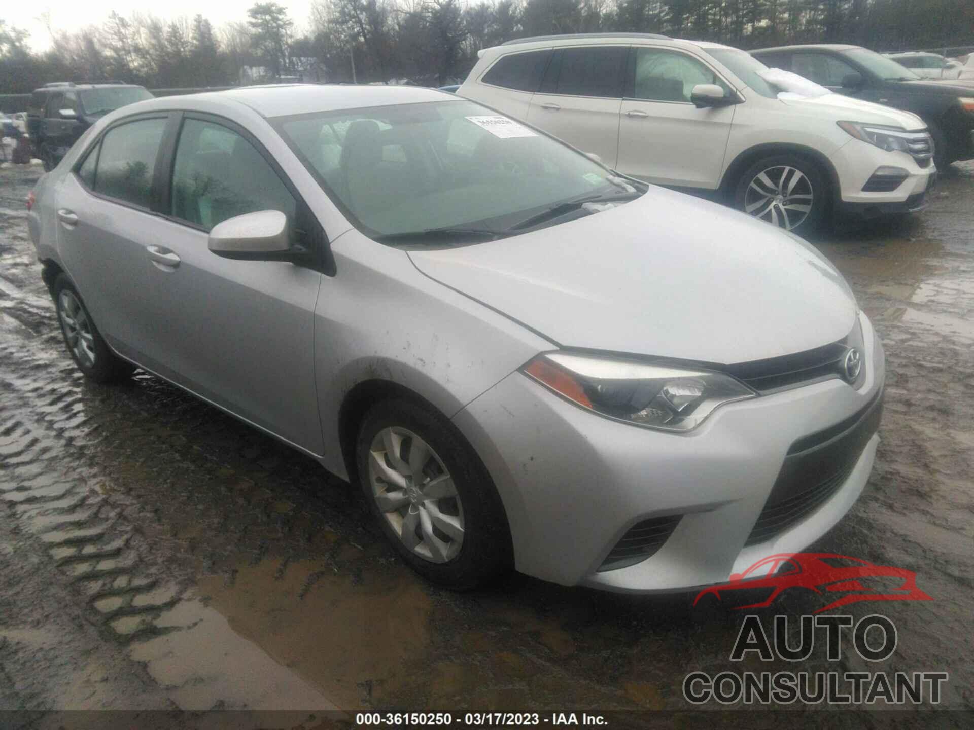 TOYOTA COROLLA 2016 - 2T1BURHE5GC499606