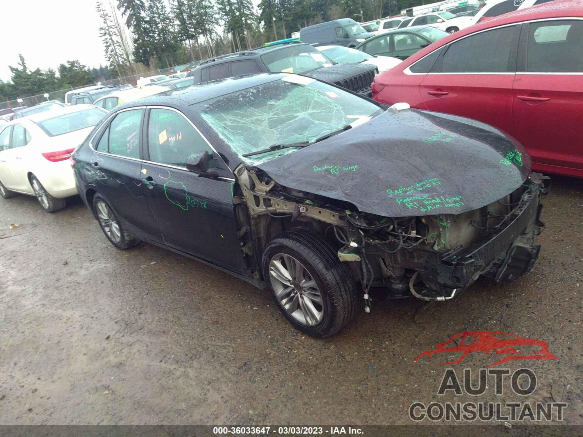 TOYOTA CAMRY 2017 - 4T1BF1FK4HU644221