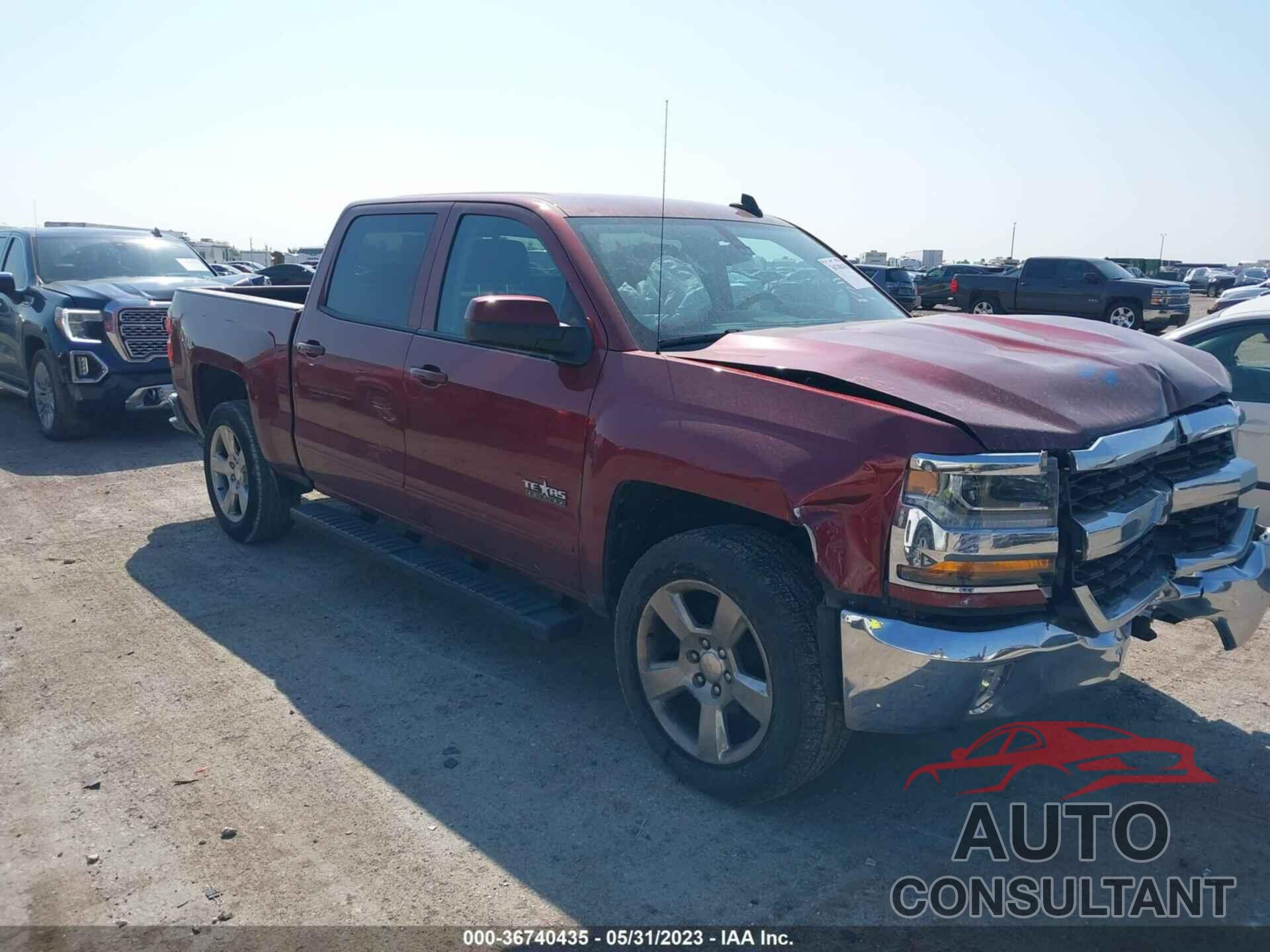 CHEVROLET SILVERADO 1500 2017 - 3GCPCREC0HG216211