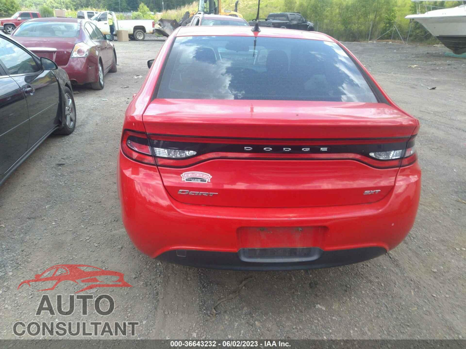 DODGE DART 2016 - 1C3CDFBB9GD609839