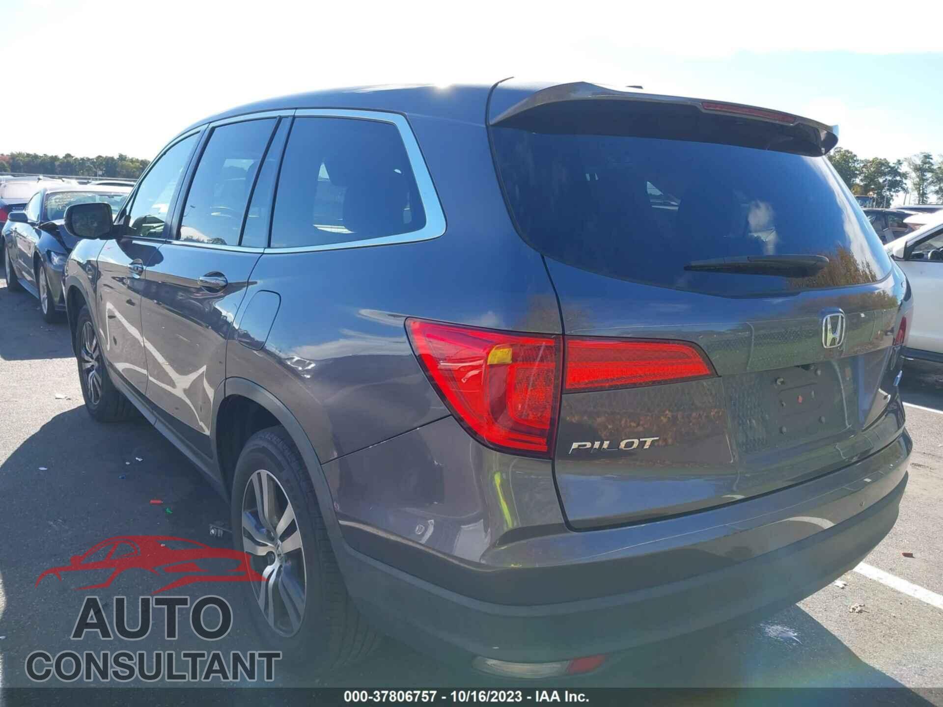 HONDA PILOT 2017 - 5FNYF6H72HB062972
