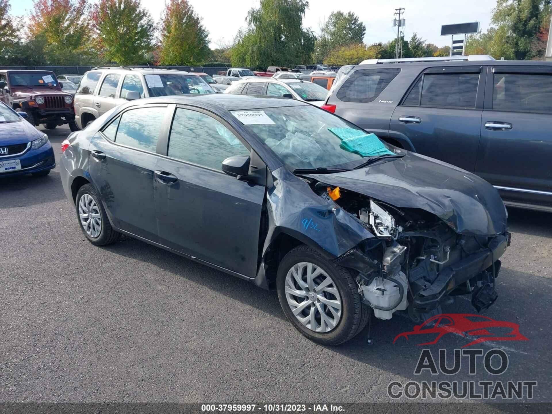 TOYOTA COROLLA 2019 - 5YFBURHE1KP934503