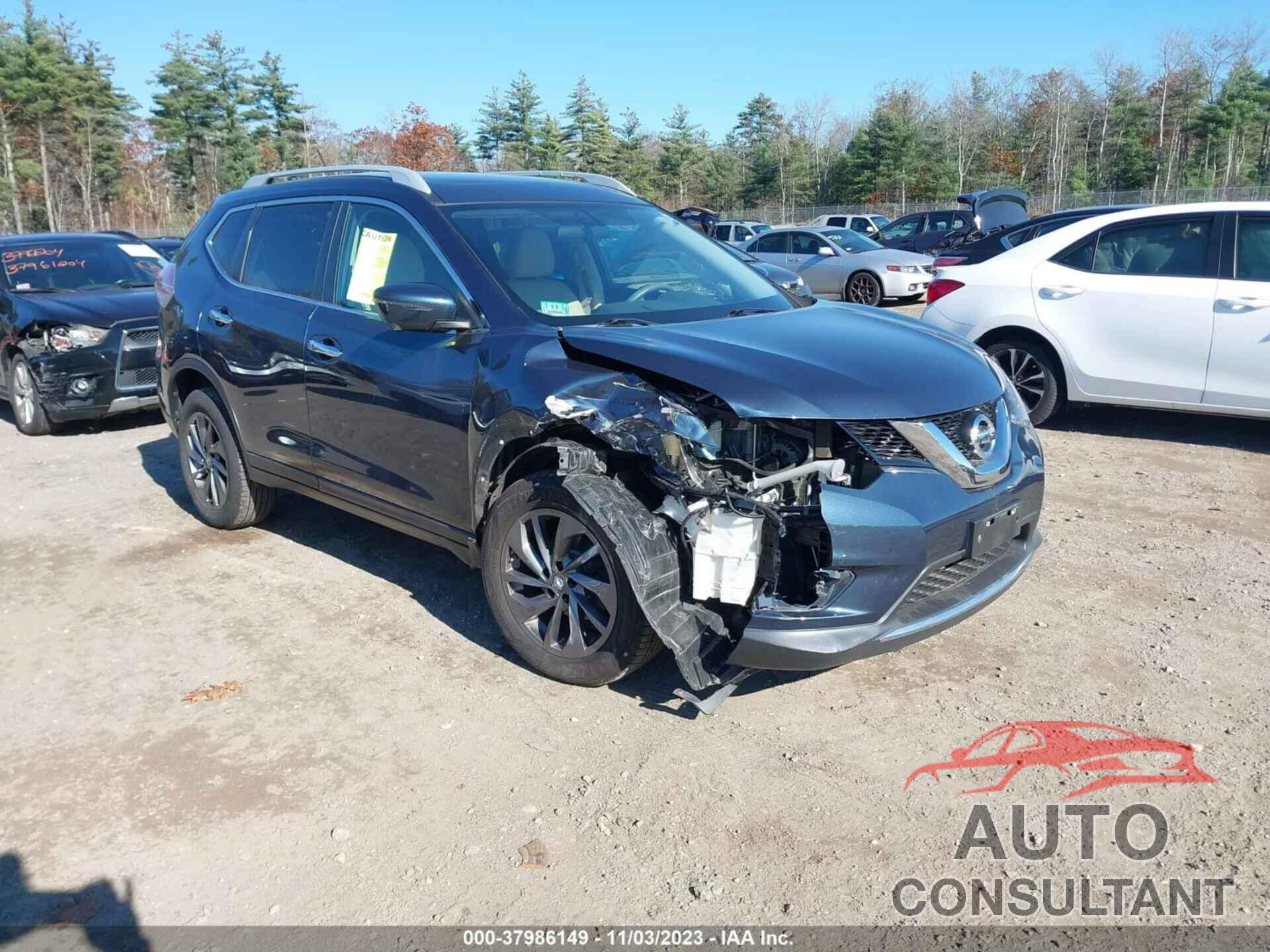 NISSAN ROGUE 2016 - 5N1AT2MV3GC781713