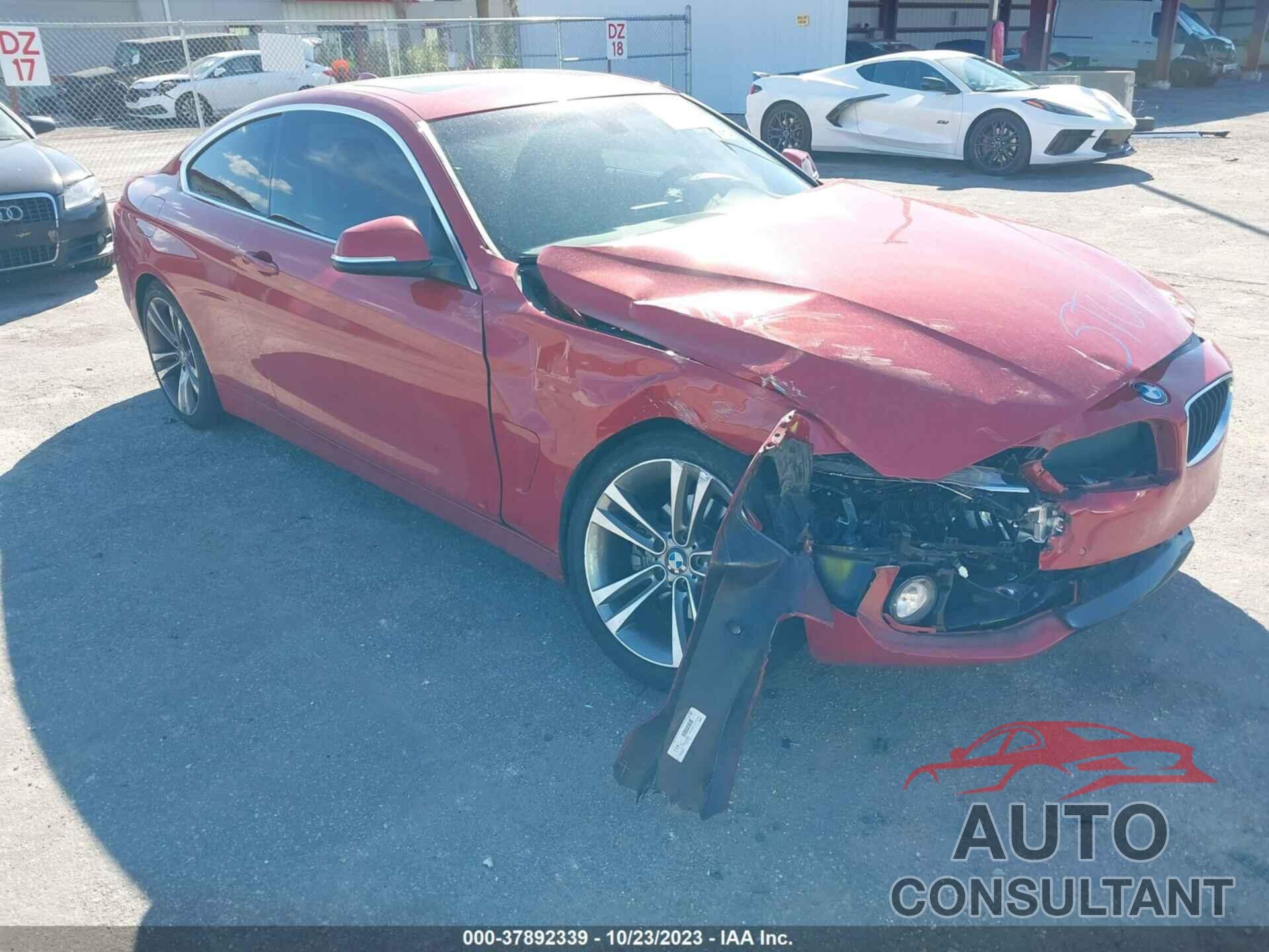 BMW 4 SERIES 2016 - WBA3N7C5XGK227657