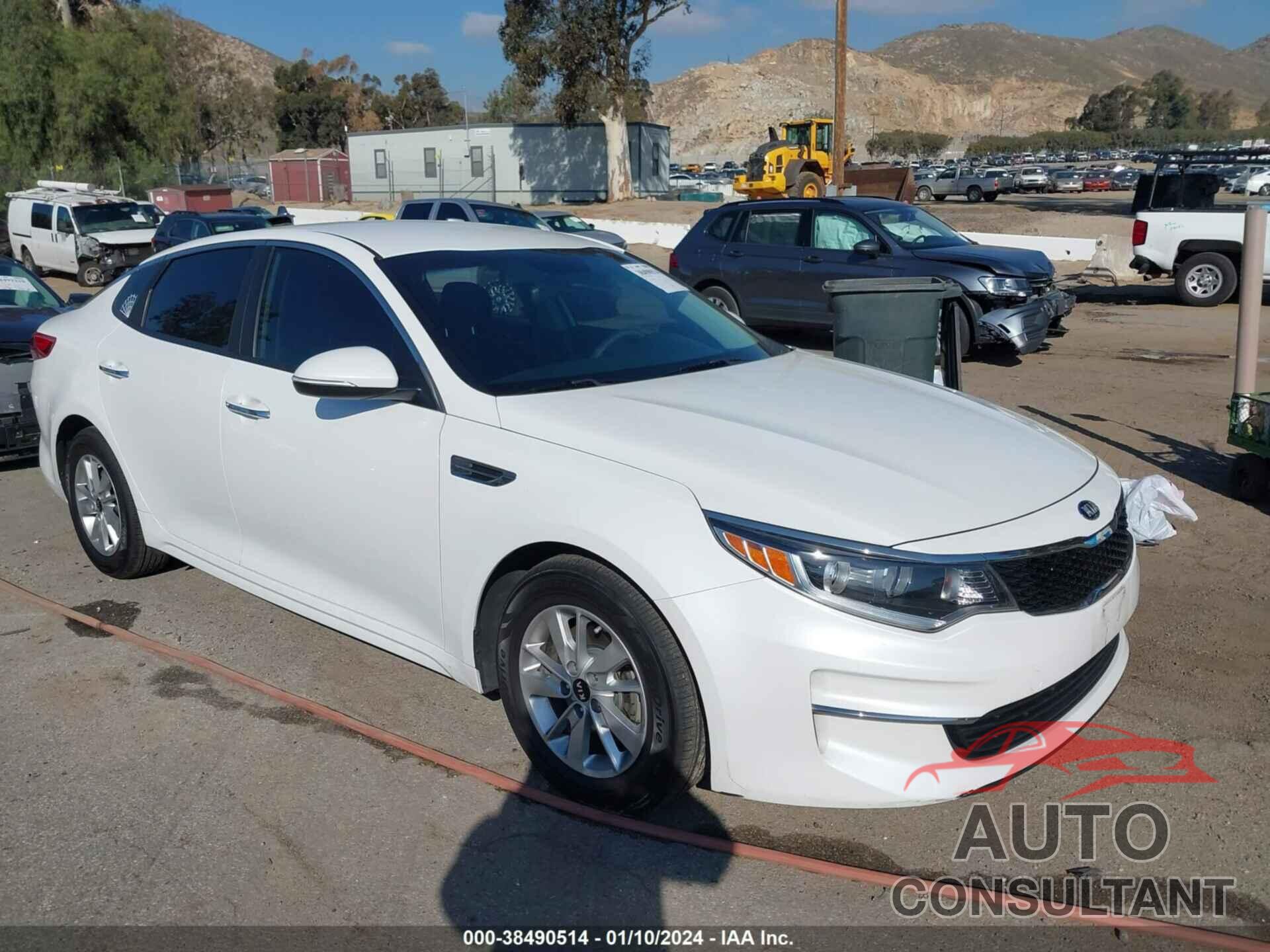 KIA OPTIMA 2016 - KNAGT4L38G5093945