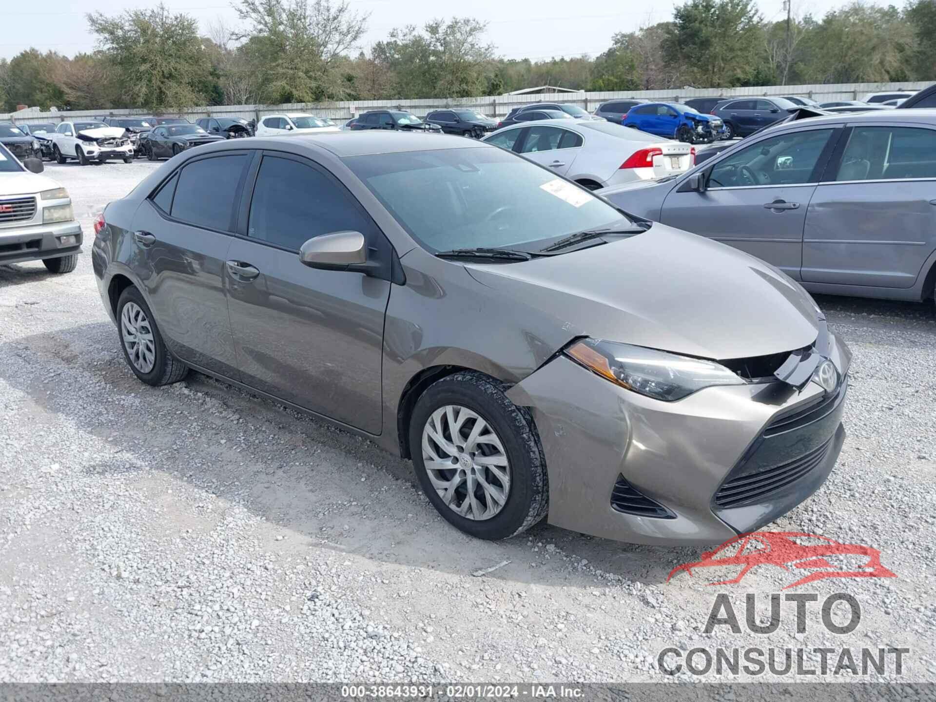 TOYOTA COROLLA 2018 - 2T1BURHE3JC975231