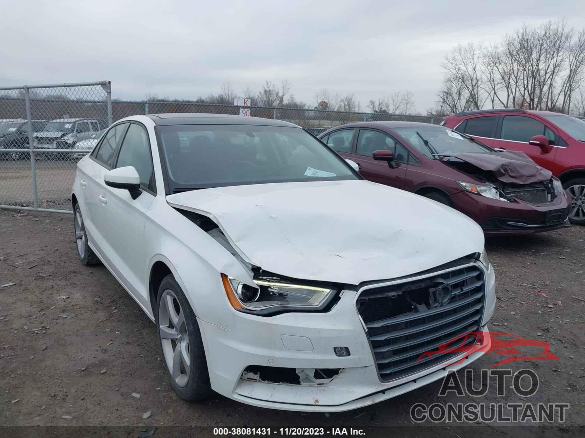 AUDI A3 2016 - WAUB8GFF1G1062658