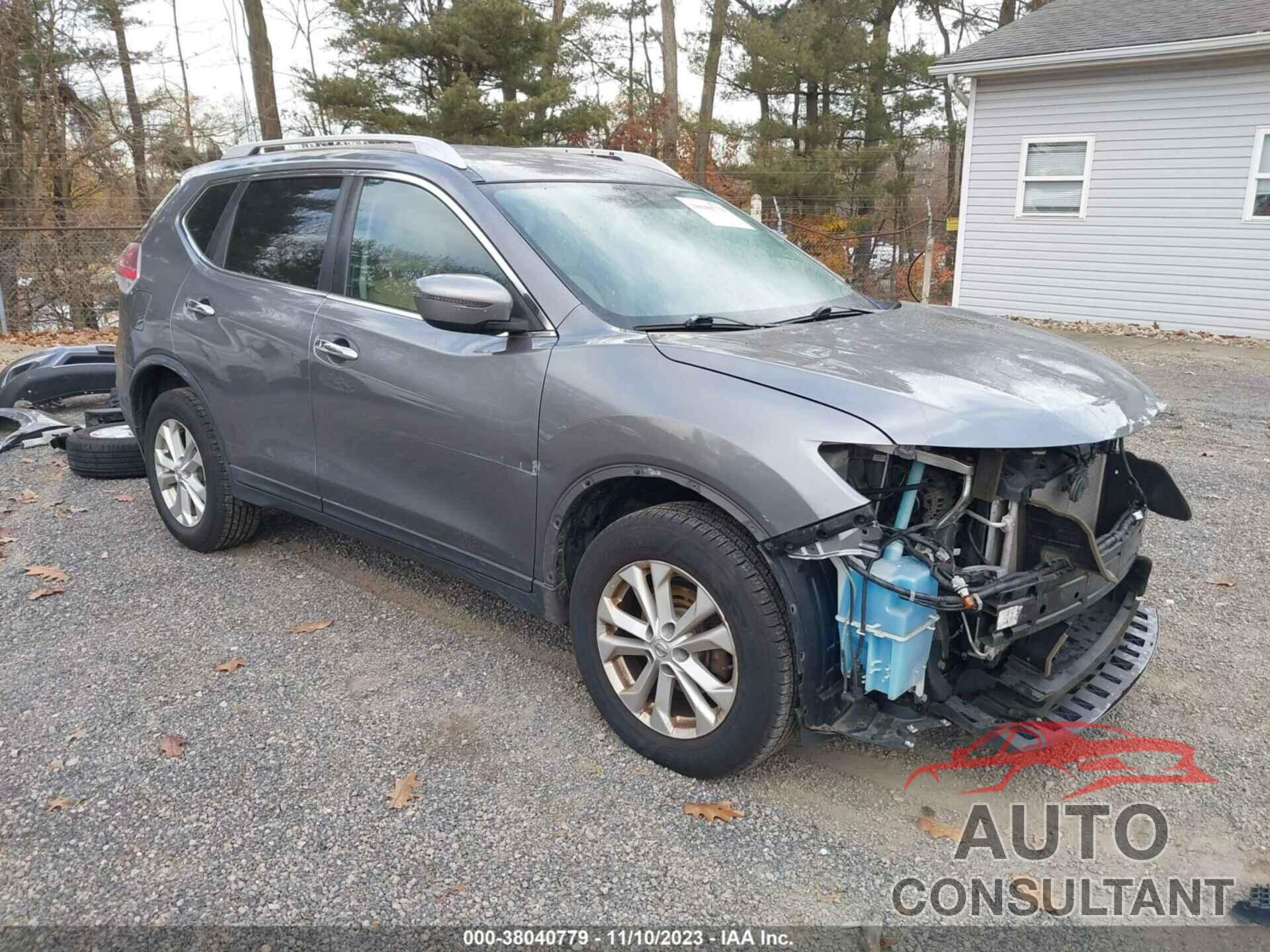 NISSAN ROGUE 2016 - KNMAT2MVXGP689740