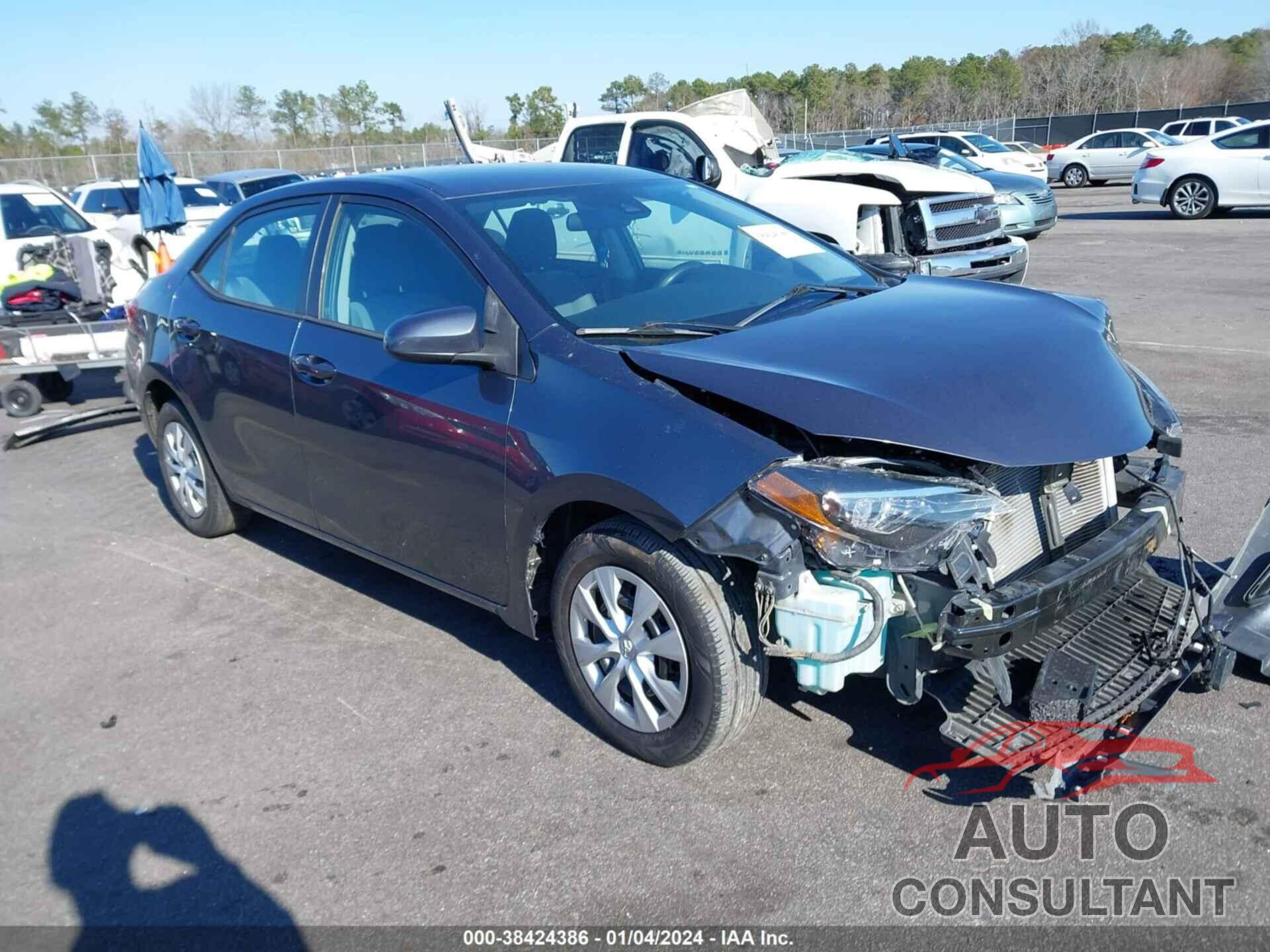 TOYOTA COROLLA 2017 - 2T1BURHE1HC765673