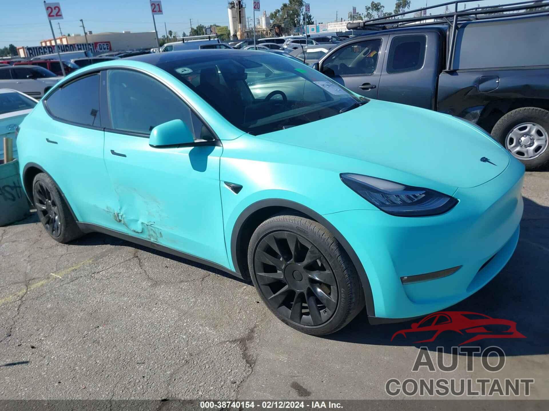 TESLA MODEL Y 2021 - 5YJYGDEEXMF217234