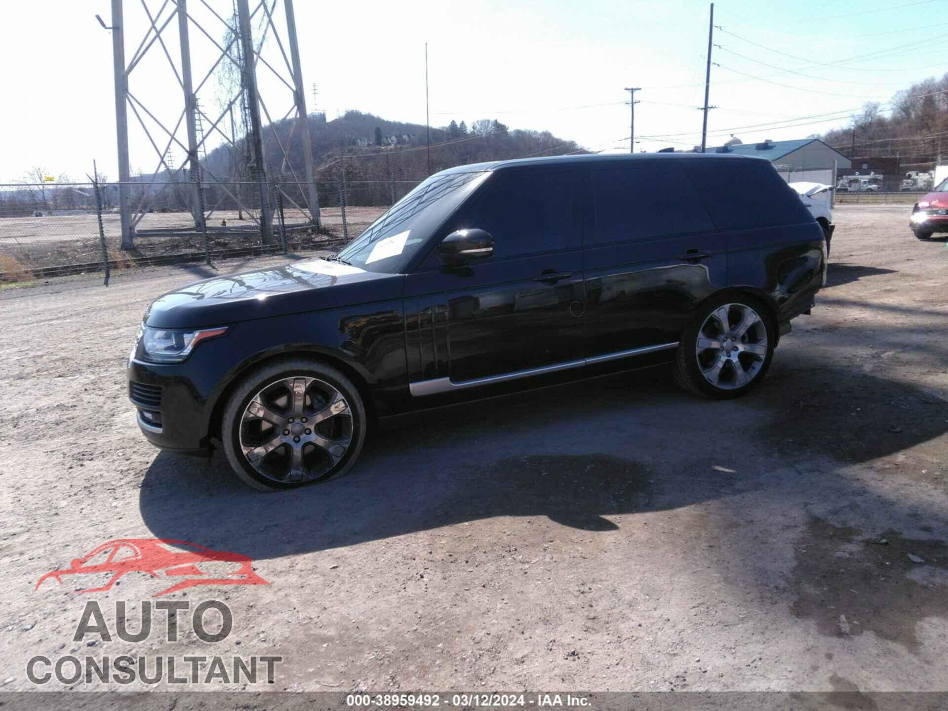 LAND ROVER RANGE ROVER 2017 - SALGS2FE4HA363682