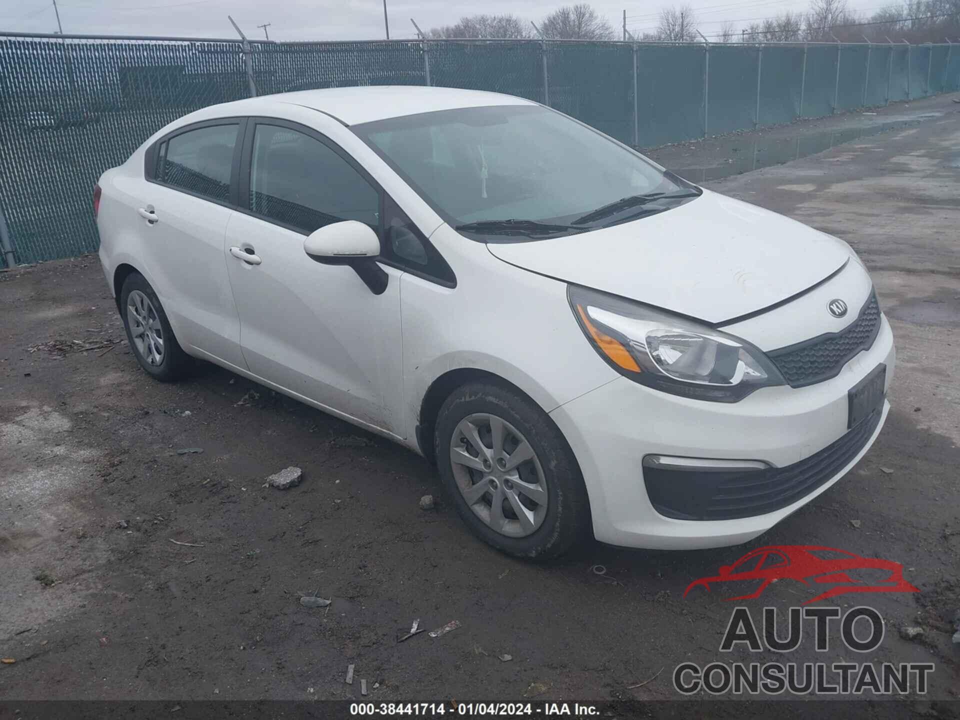 KIA RIO 2016 - KNADM4A30G6570395