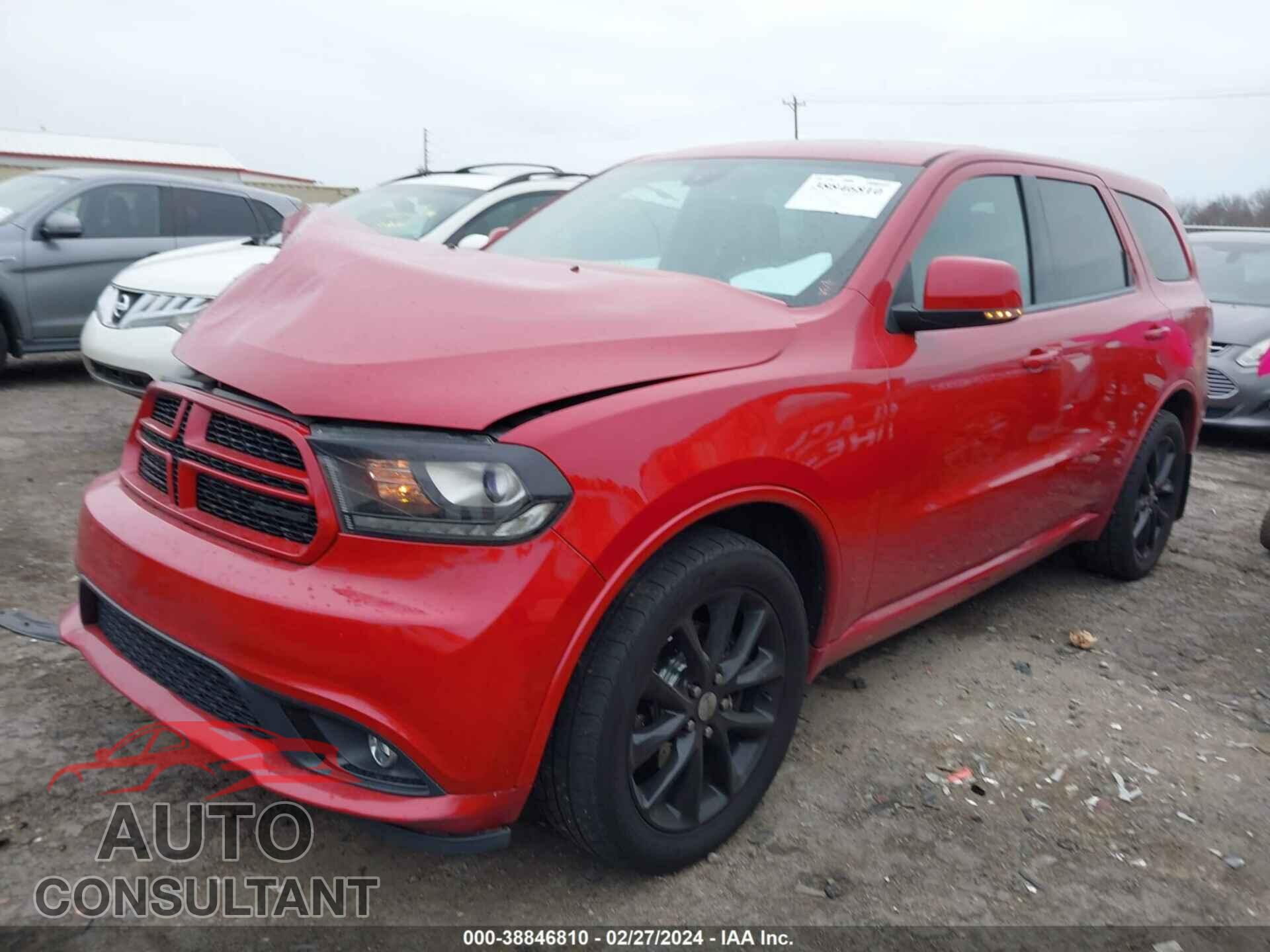 DODGE DURANGO 2016 - 1C4RDHDG1GC353101