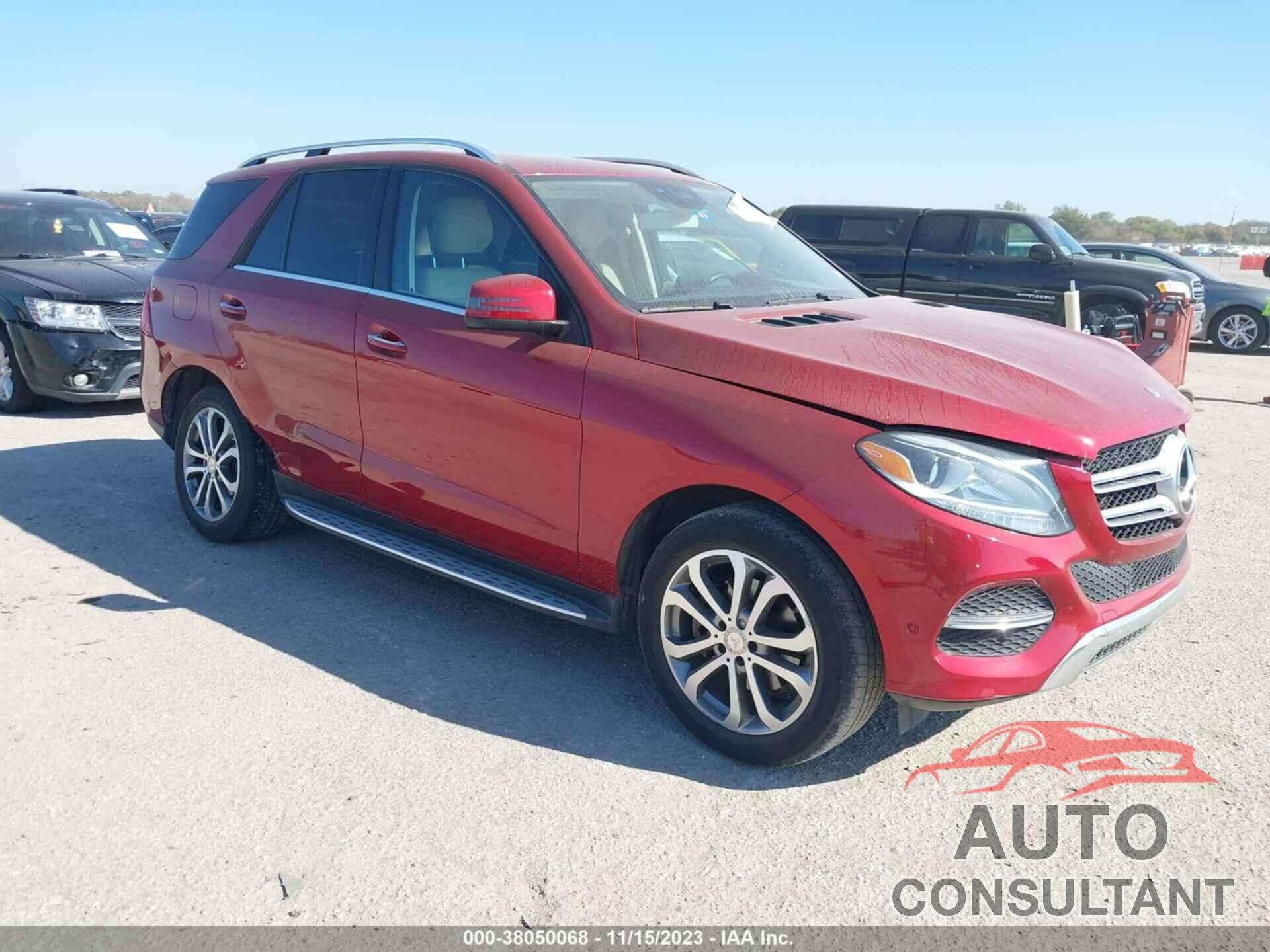 MERCEDES-BENZ GLE 350 2016 - 4JGDA5JBXGA698919