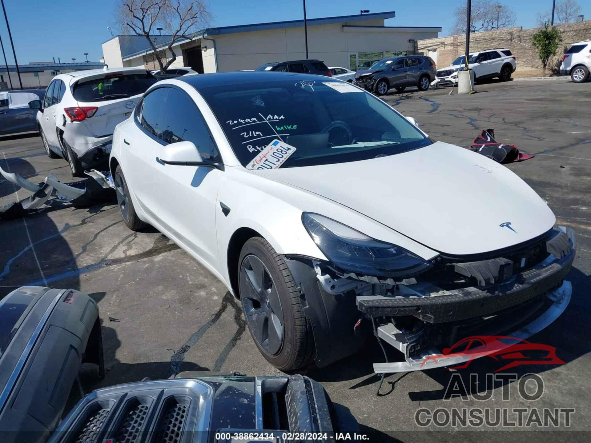 TESLA MODEL 3 2021 - 5YJ3E1EA8MF878739