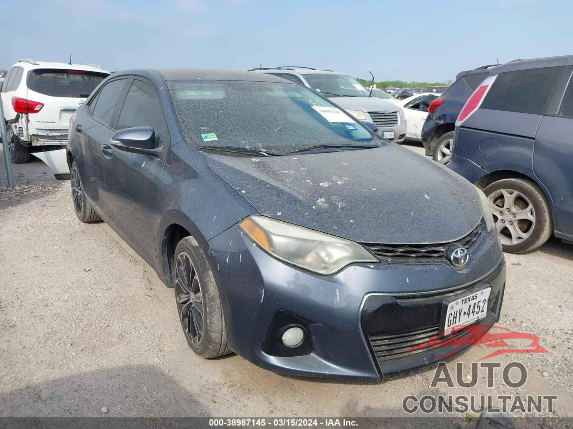 TOYOTA COROLLA 2016 - 5YFBURHE5GP371169