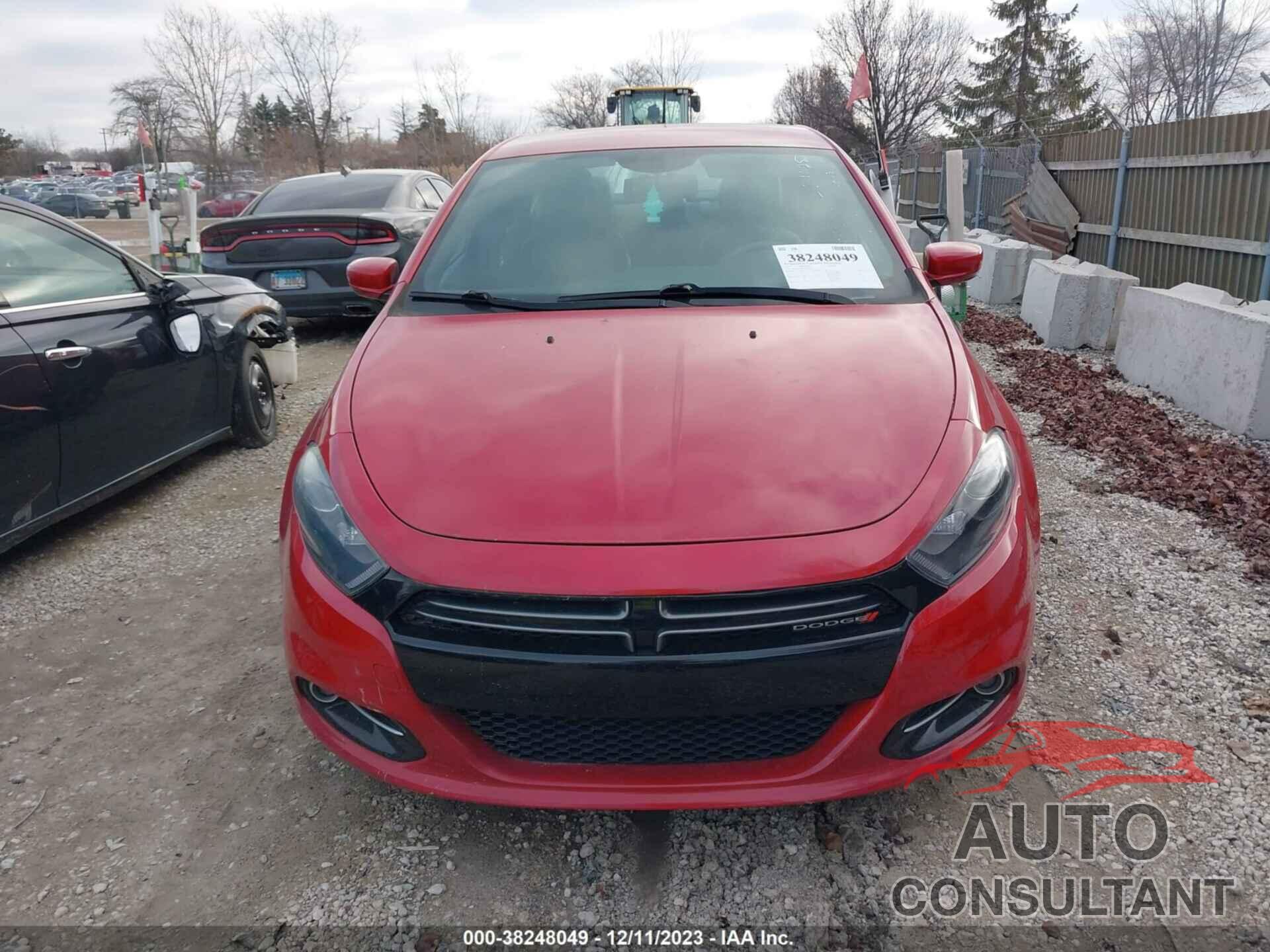 DODGE DART 2015 - 1C3CDFEB5FD299537