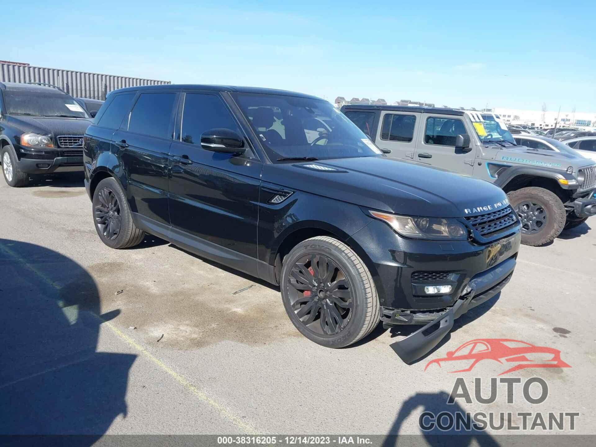 LAND ROVER RANGE ROVER SPORT 2016 - SALWR2EF0GA560199